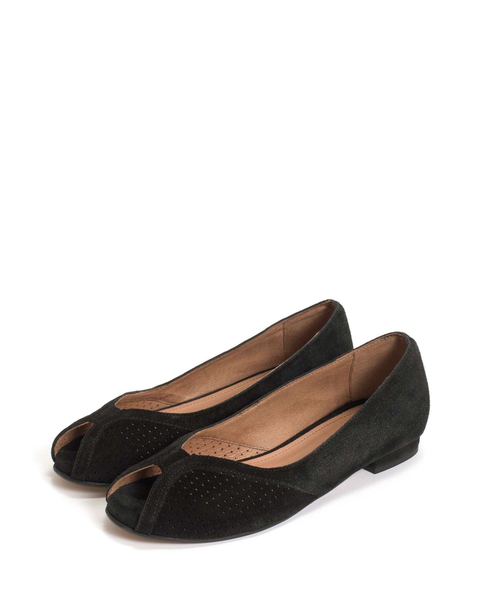 Tiffy Calf suede Black - Anonymous Copenhagen Flat-loafers & ballerinas & pumps