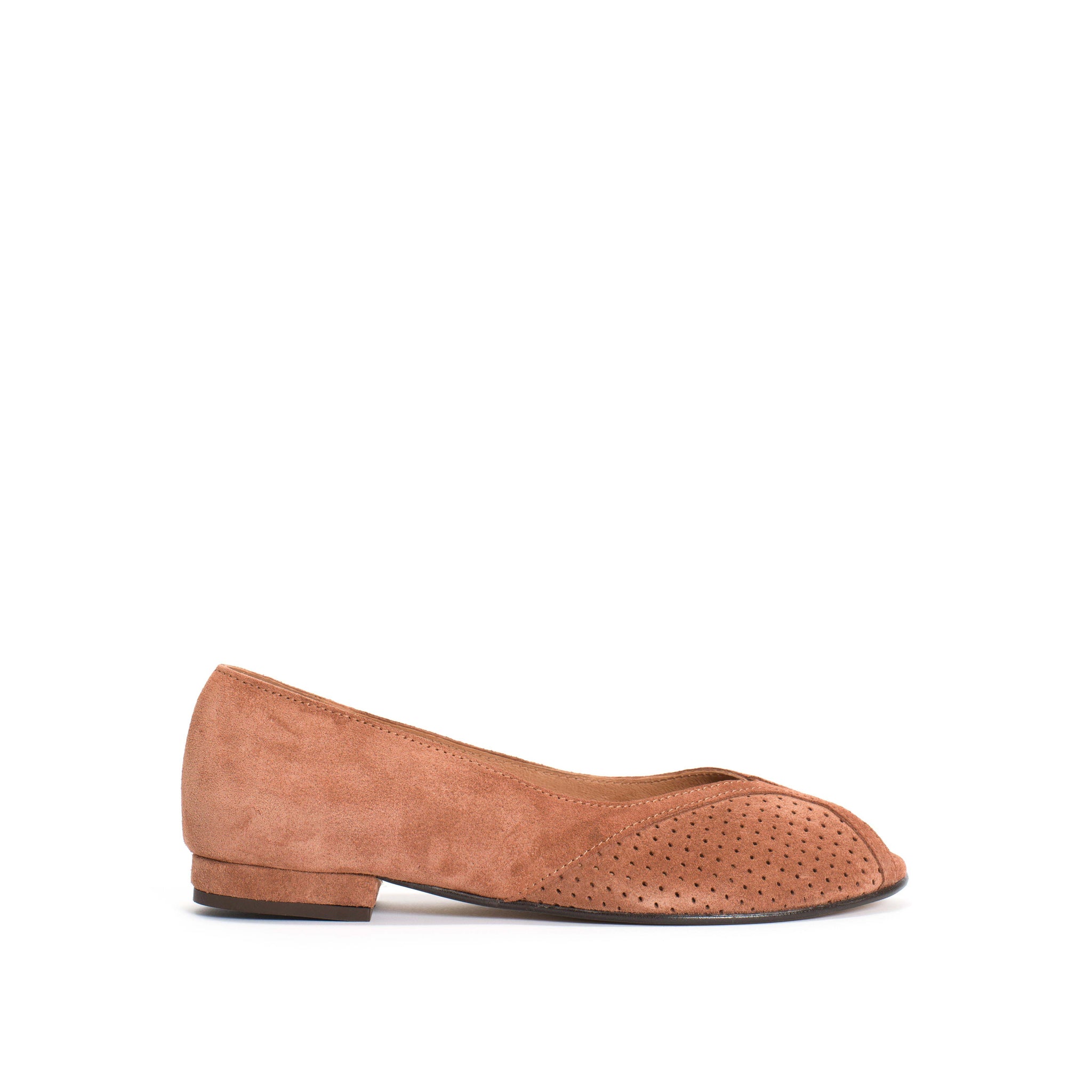 Tiffy Calf suede Natural Coral - Anonymous Copenhagen