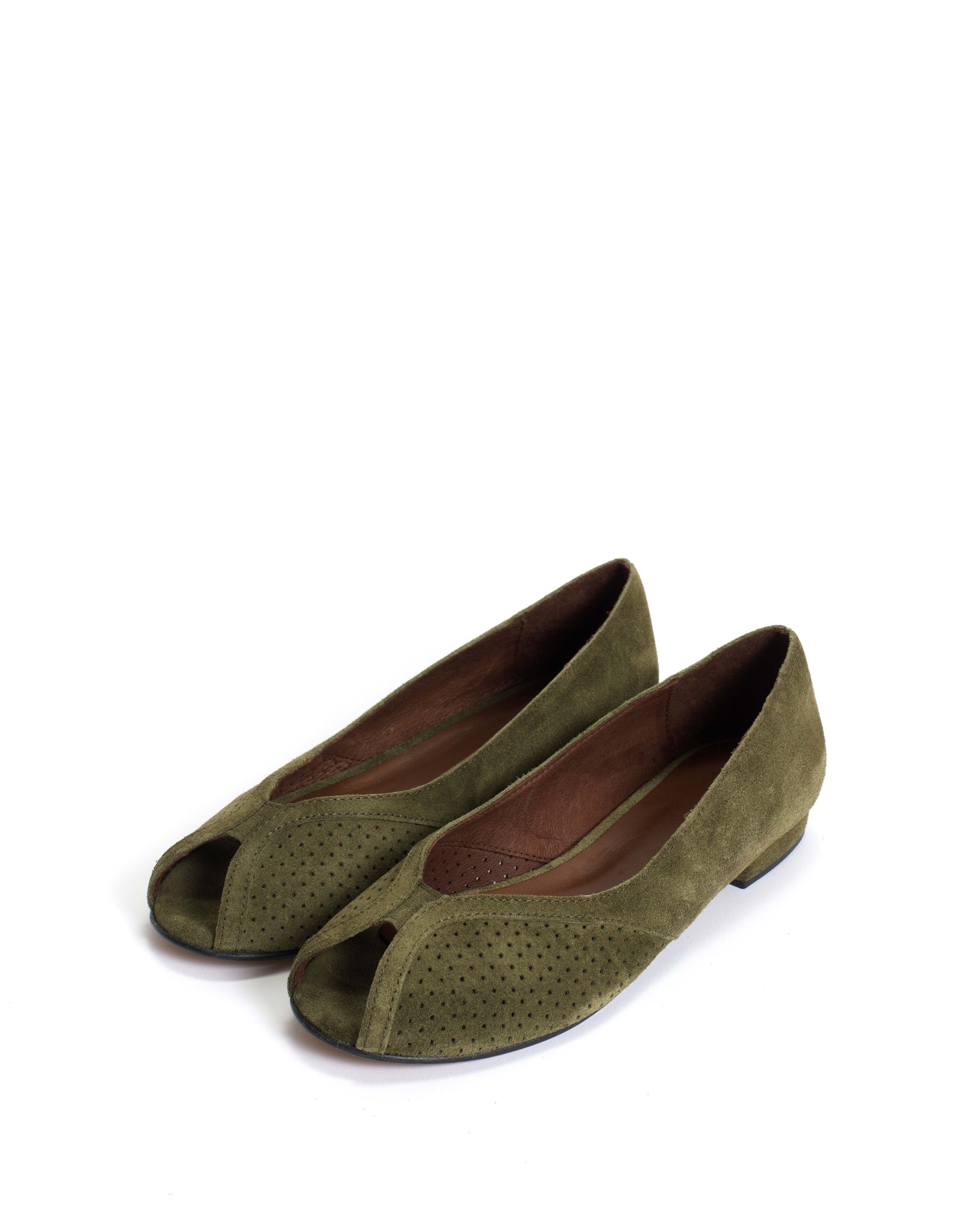 Tiffy Calf suede Olive green - Anonymous Copenhagen
