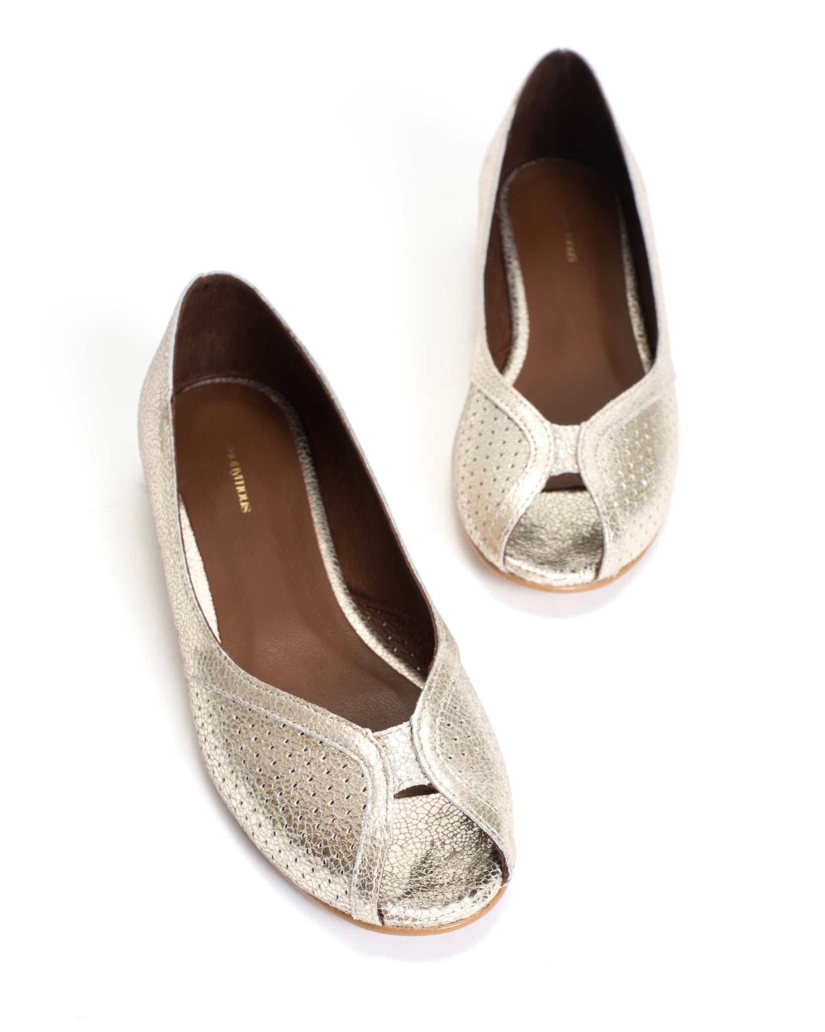 Tiffy Crackled metallic goat Champagne - Anonymous Copenhagen