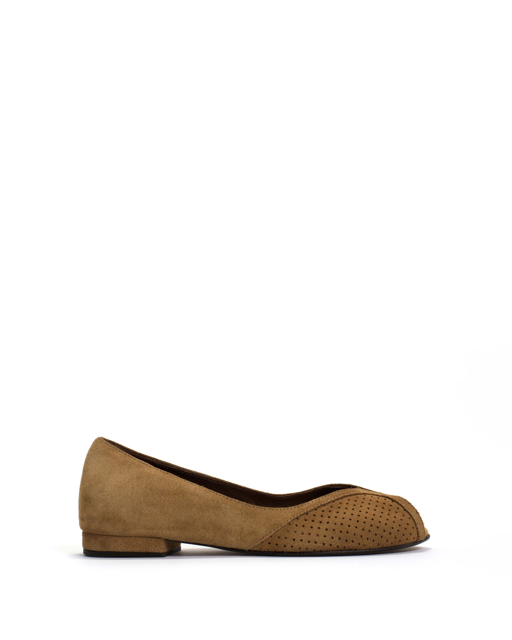 Tiffy Calf Suede Bamboo Brown - Anonymous Copenhagen