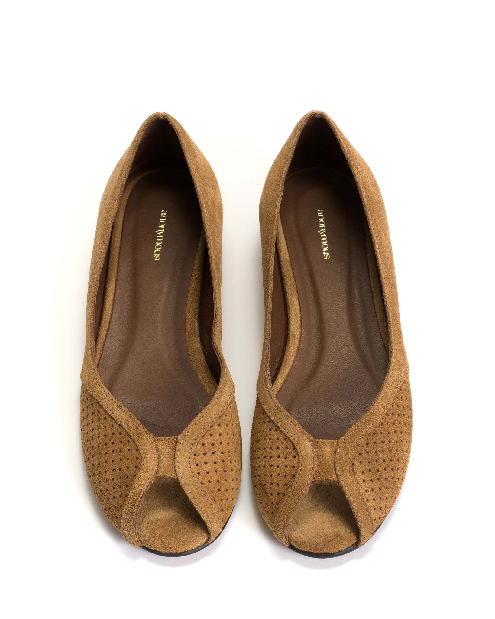 Tiffy Calf Suede Bamboo Brown - Anonymous Copenhagen