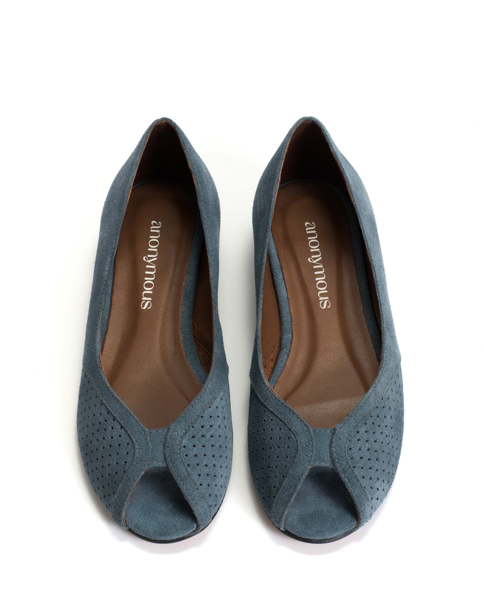 Tiffy Calf suede Denim blue - Anonymous Copenhagen