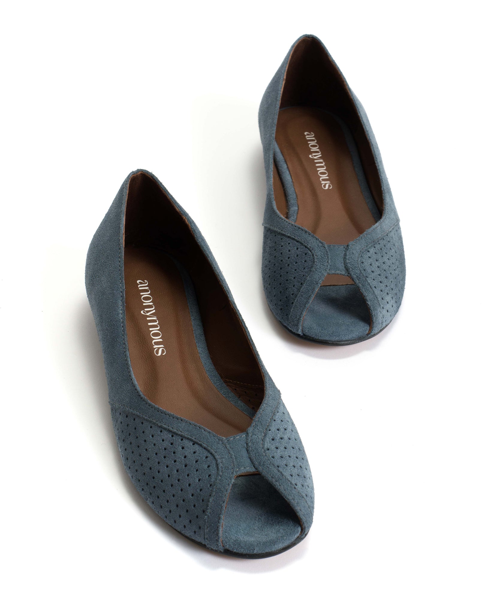 Tiffy Calf suede Denim blue - Anonymous Copenhagen