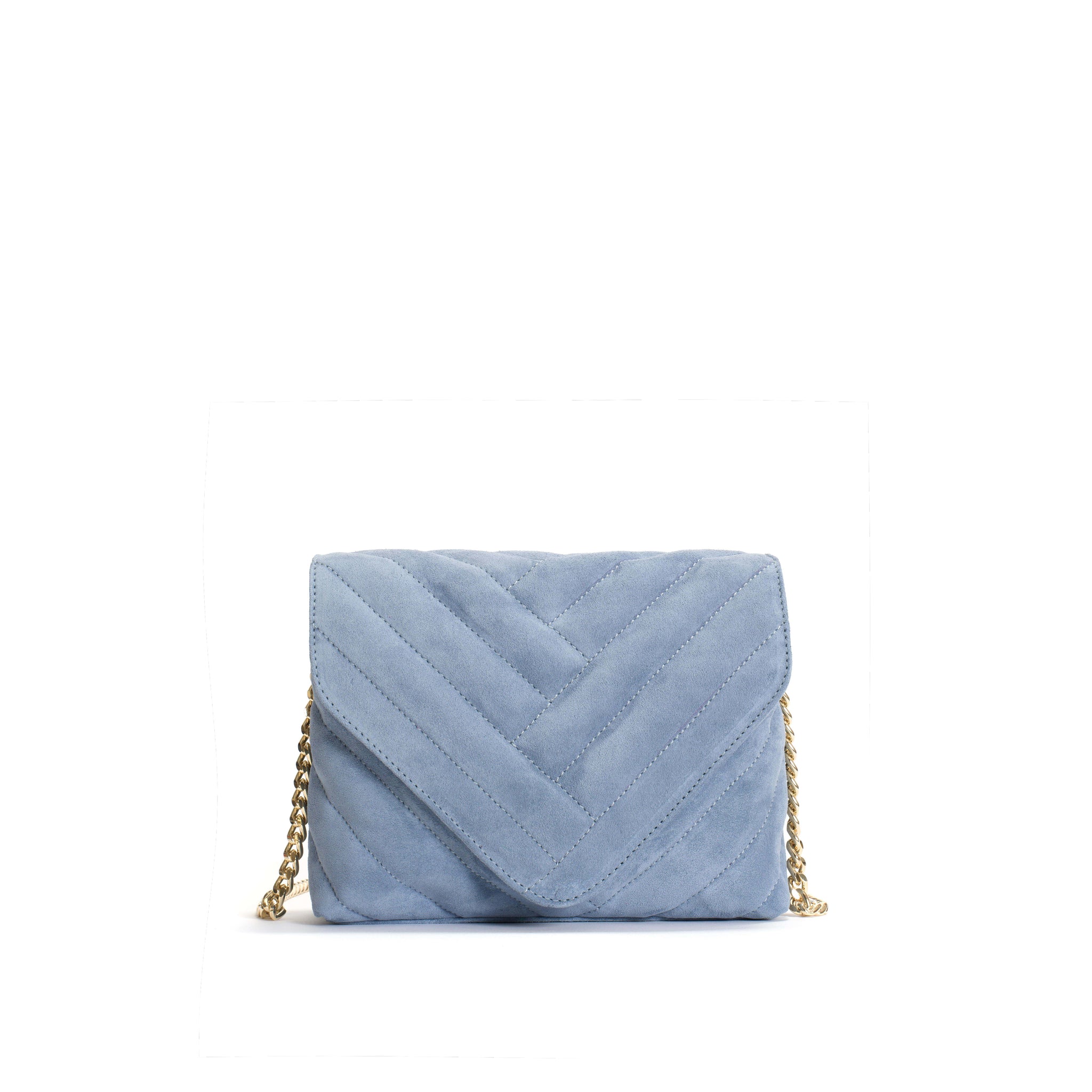 Tikki handbag Calf suede Lichen blue - Anonymous Copenhagen