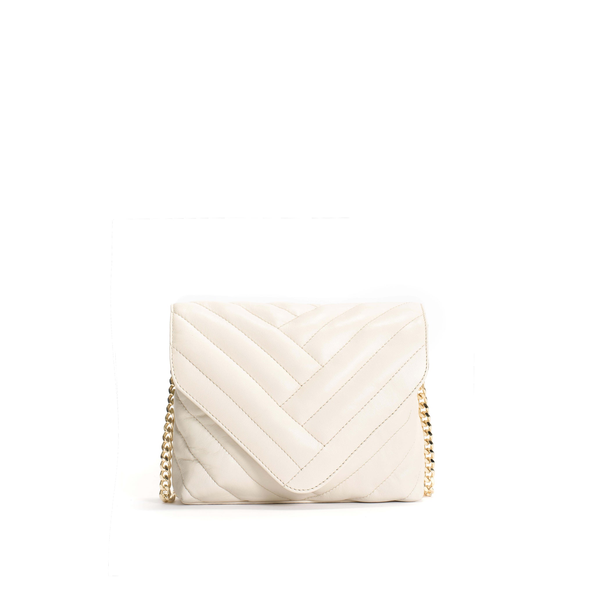 Tikki handbag Shiny lamb Milk white - Anonymous Copenhagen