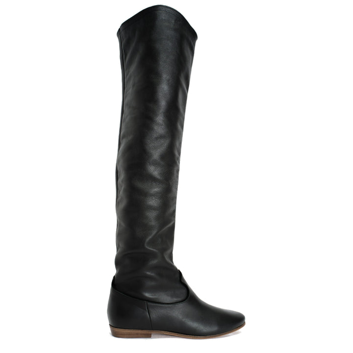 anonymous copenhagen Tribecca Soft calf u0026 calf suede Black