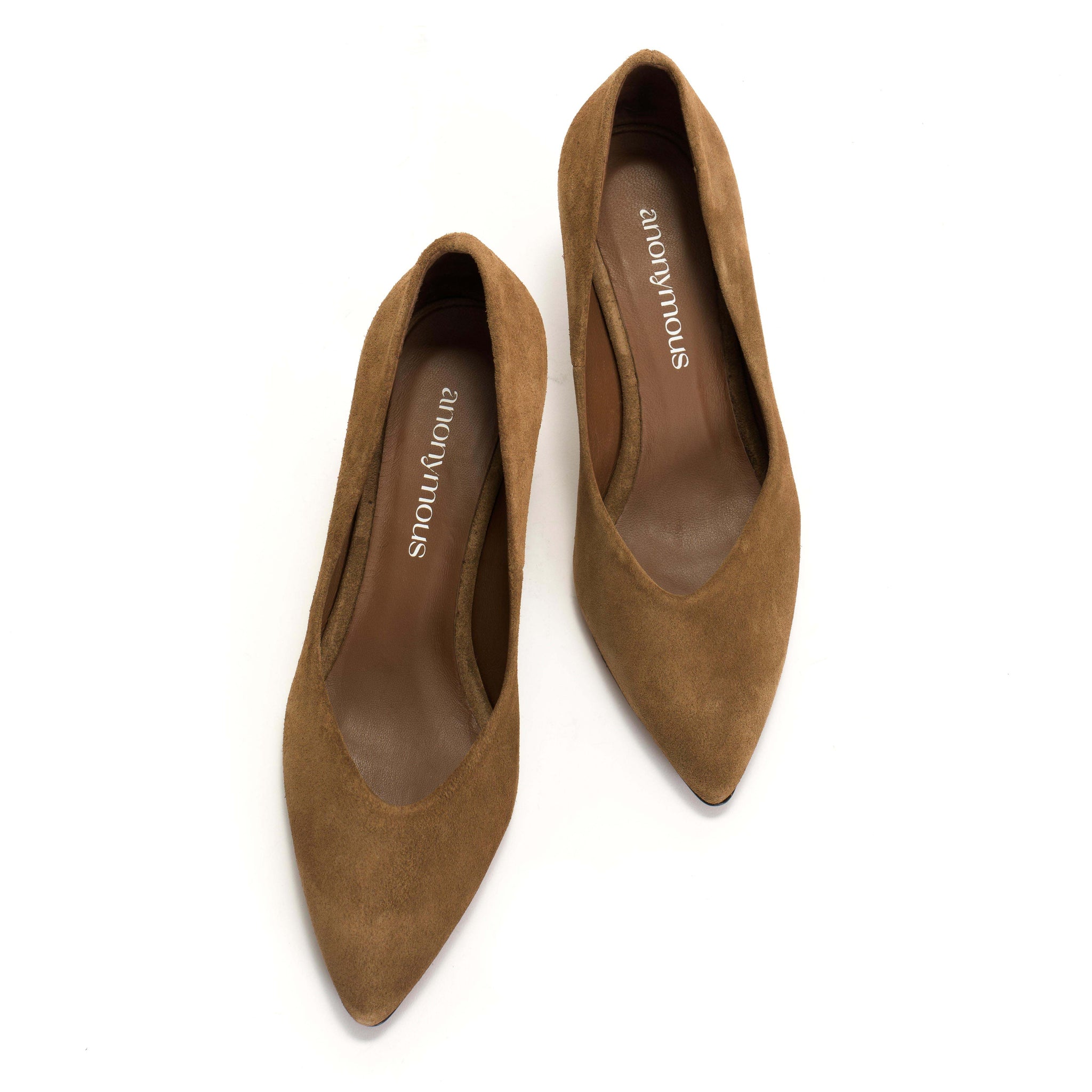 Trini 55 Calf suede Cinnamon - Anonymous Copenhagen