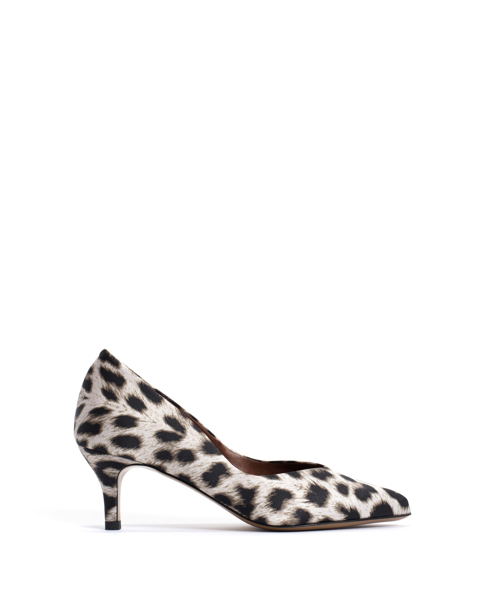 Trini 55 Satin print Snow leopard - Anonymous Copenhagen
