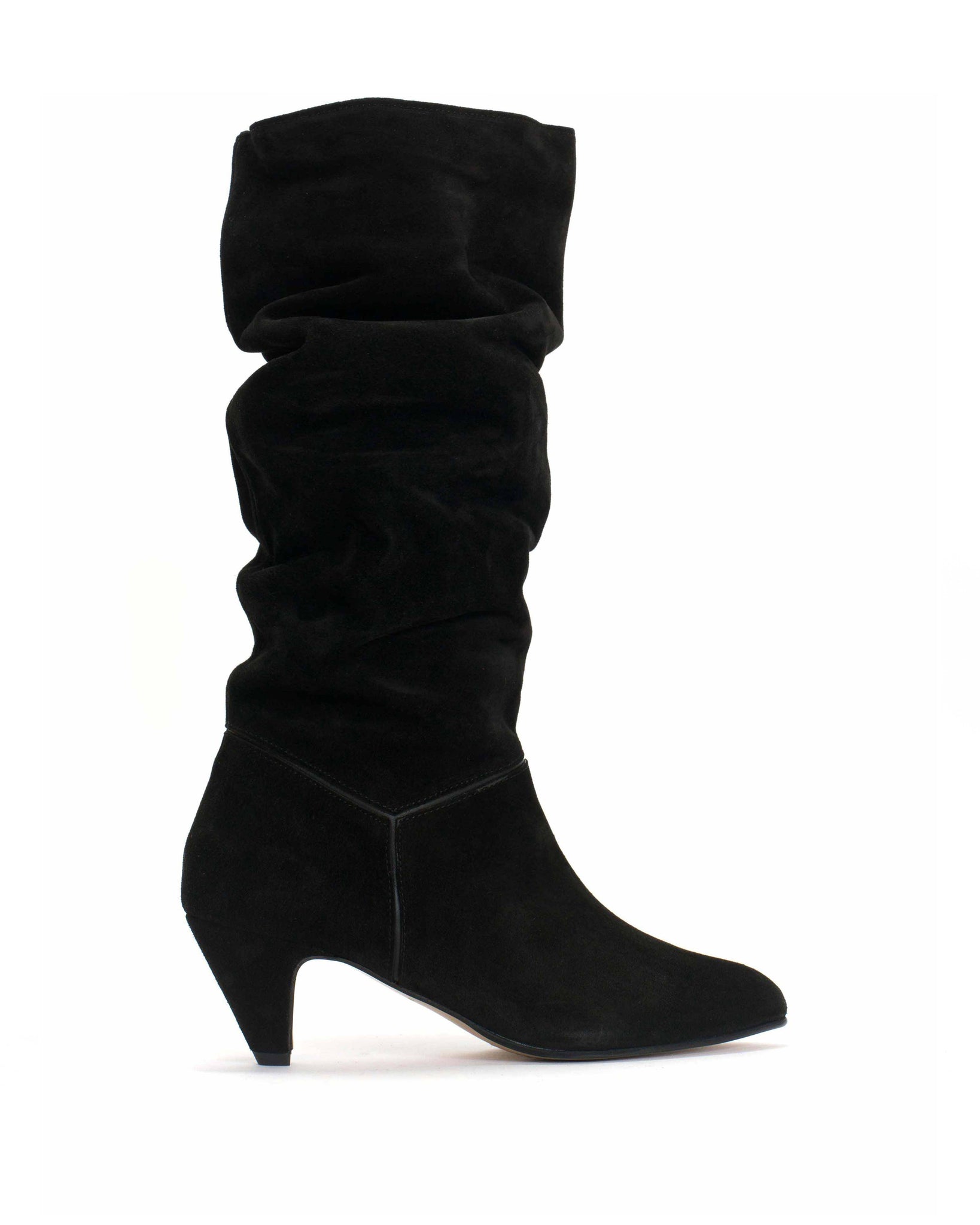 Jasmina 50 stiletto Calf suede Black - Anonymous Copenhagen