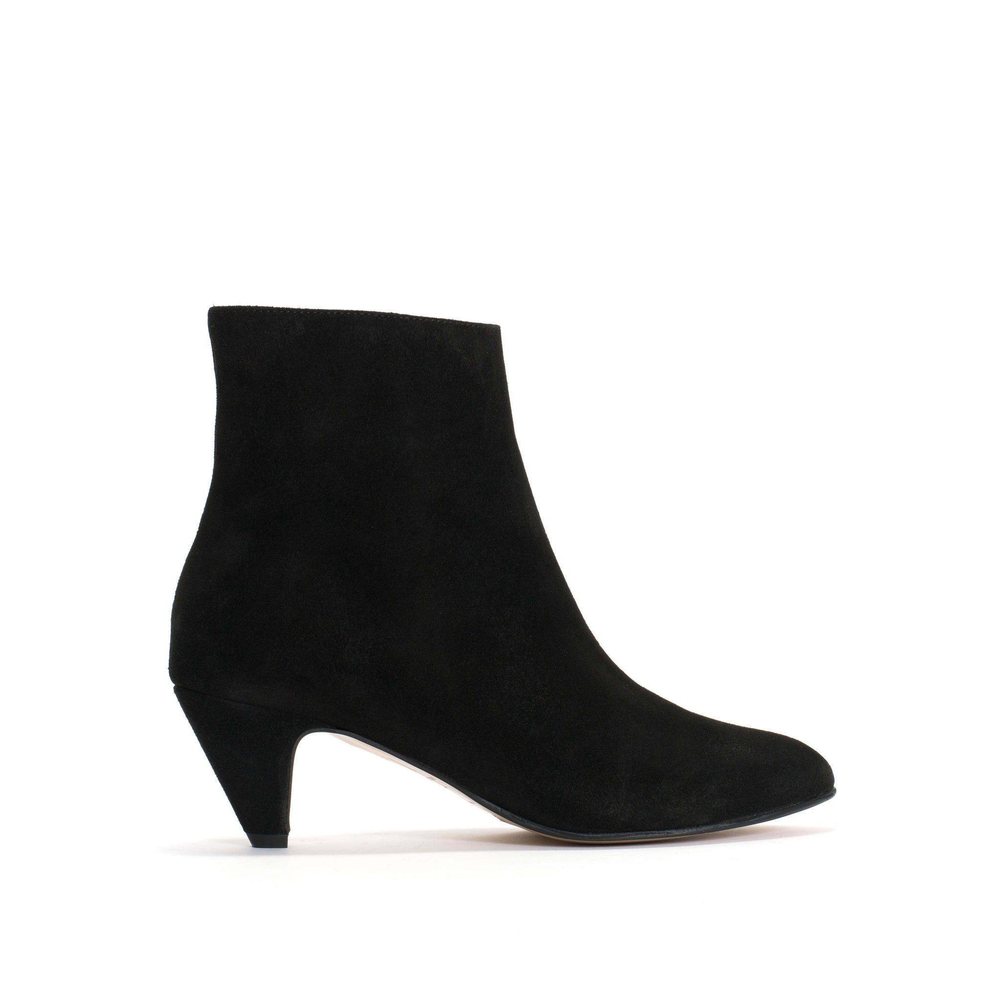 Ulrikka 50 Stiletto Calf Suede Black - Anonymous Copenhagen