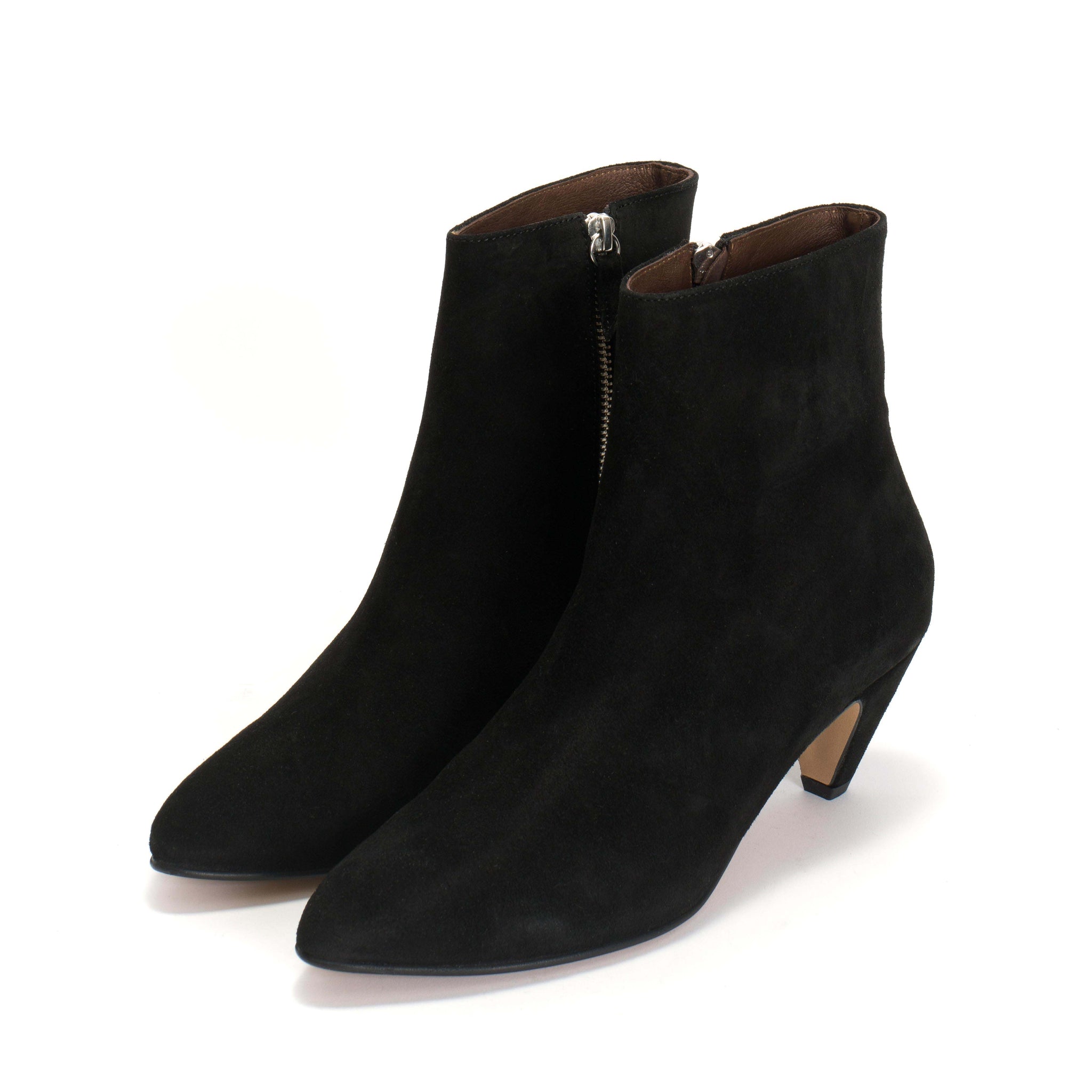 Ulrikka 50 Stiletto Calf Suede Black - Anonymous Copenhagen