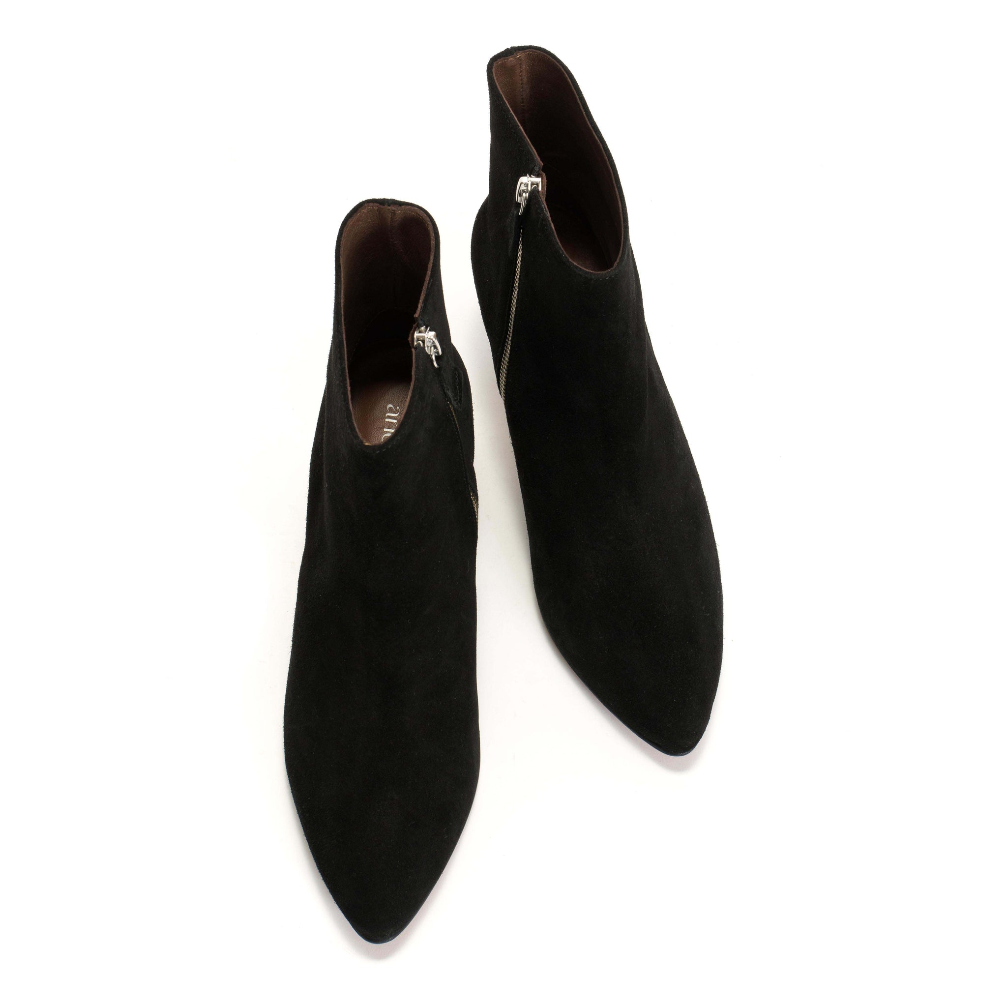 Ulrikka 50 Stiletto Calf Suede Black - Anonymous Copenhagen