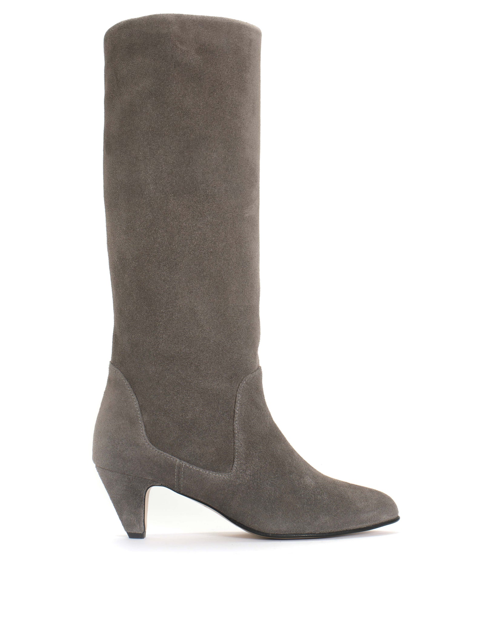 Valle 50 stiletto Calf suede Shark grey - Anonymous Copenhagen