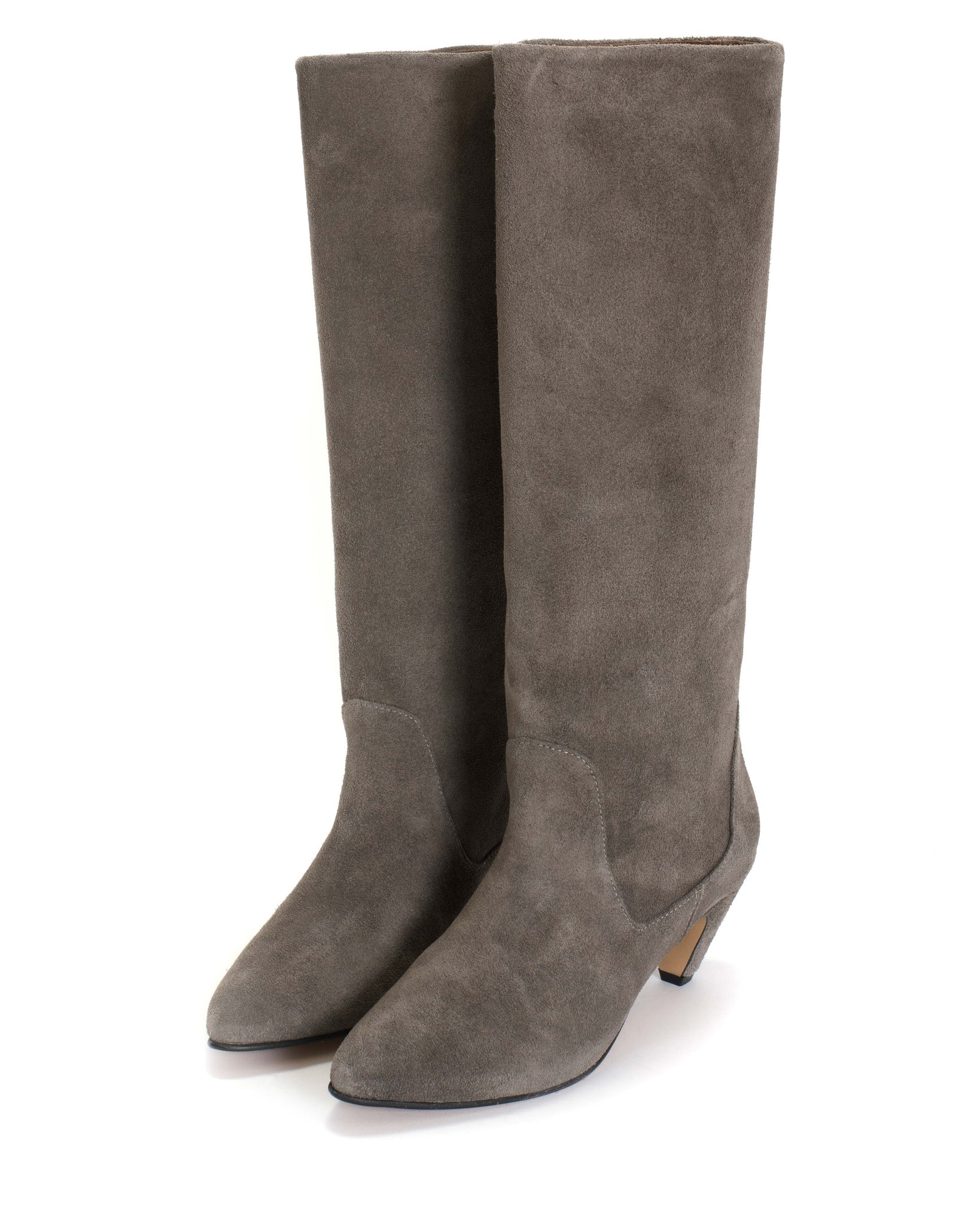 Valle 50 stiletto Calf suede Shark grey - Anonymous Copenhagen