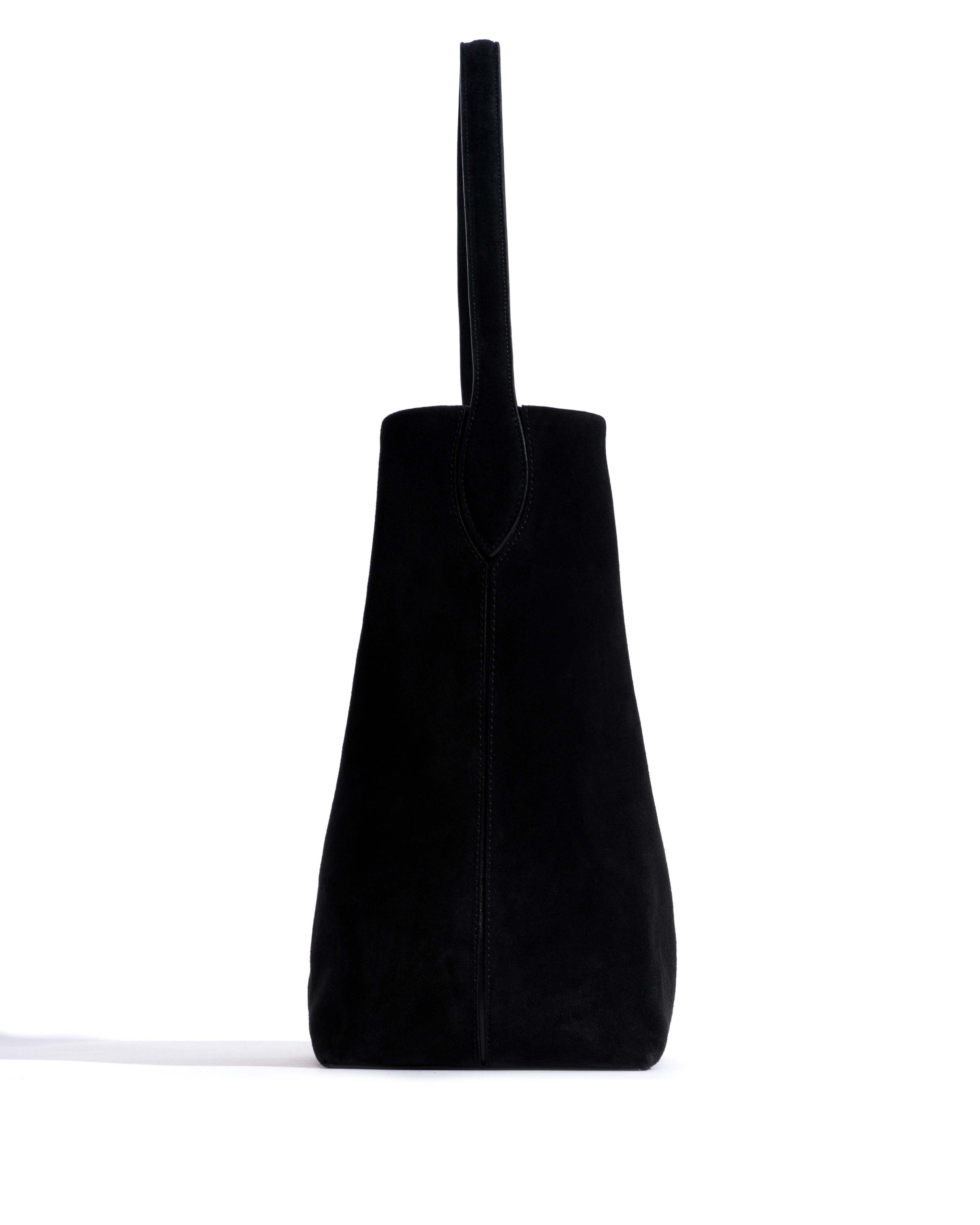 Versa everyday bag Calf suede Black