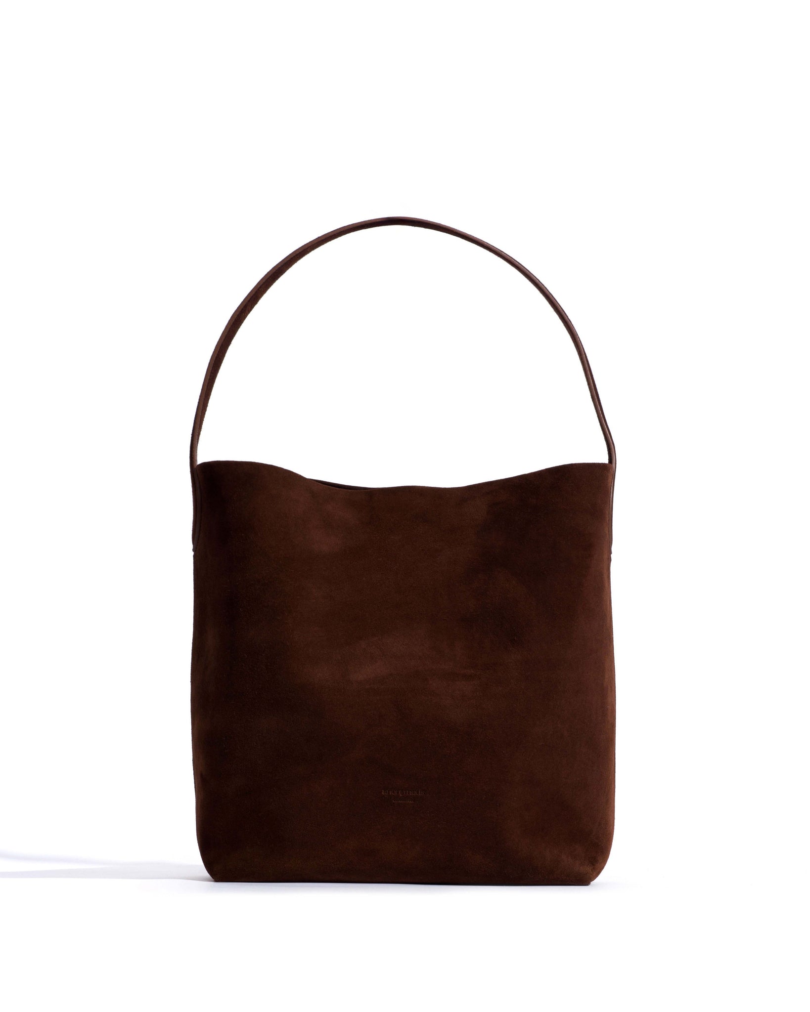 Versa everyday bag Calf suede Chocolate