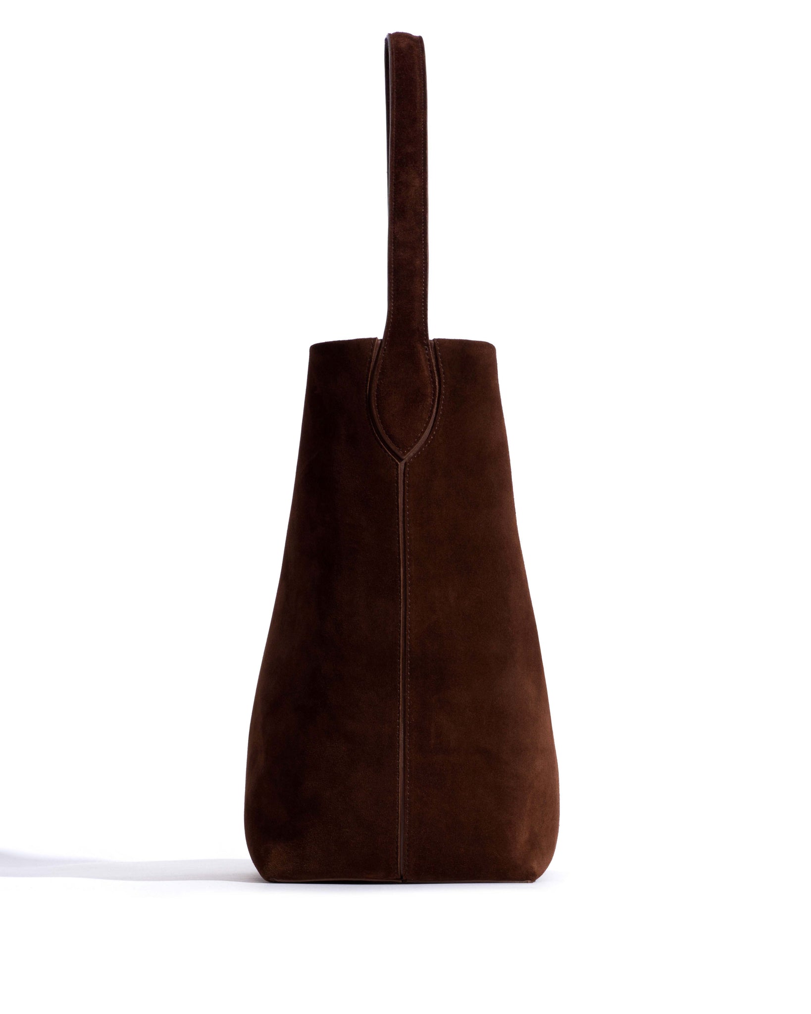 Versa everyday bag Calf suede Chocolate