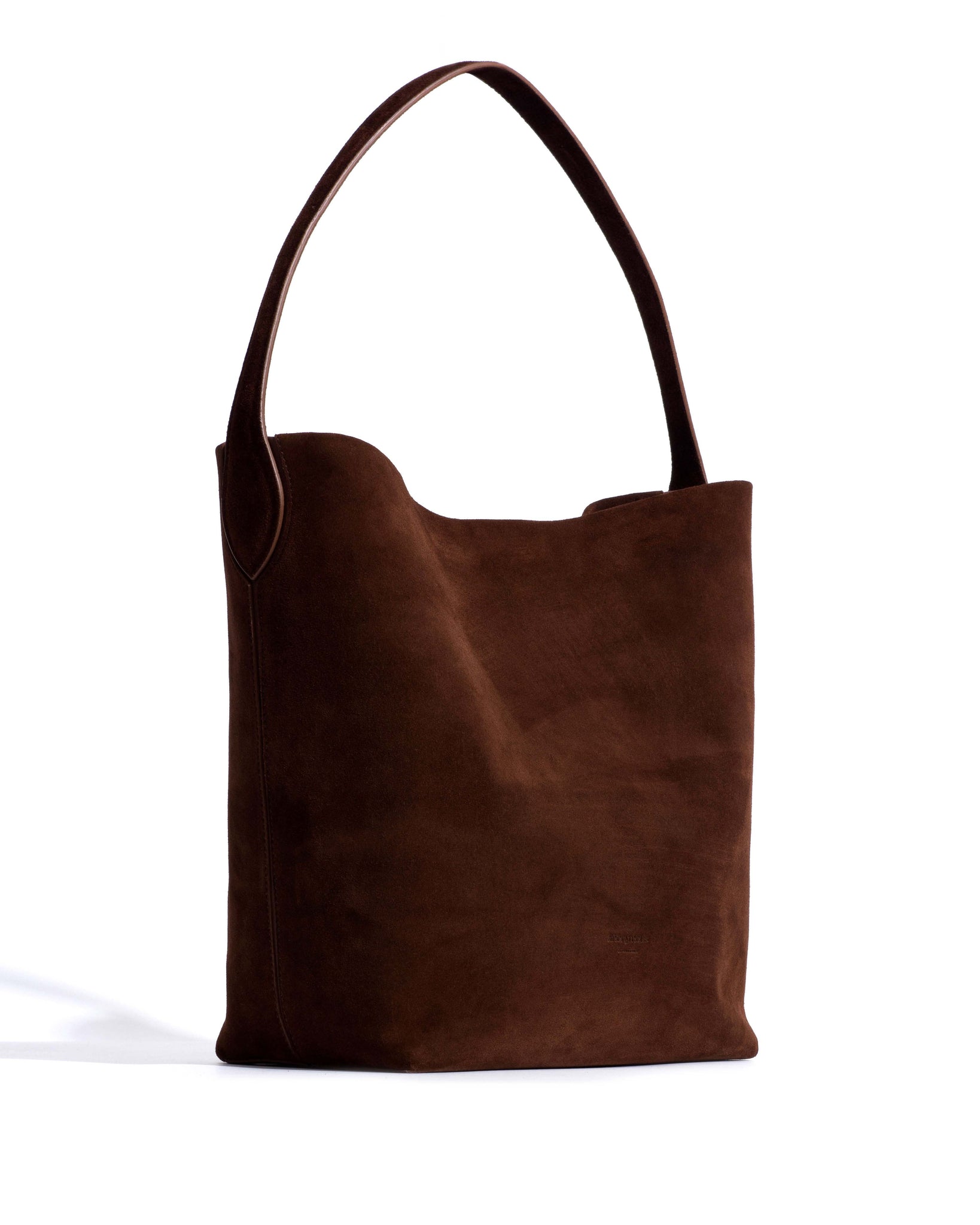 Versa everyday bag Calf suede Chocolate