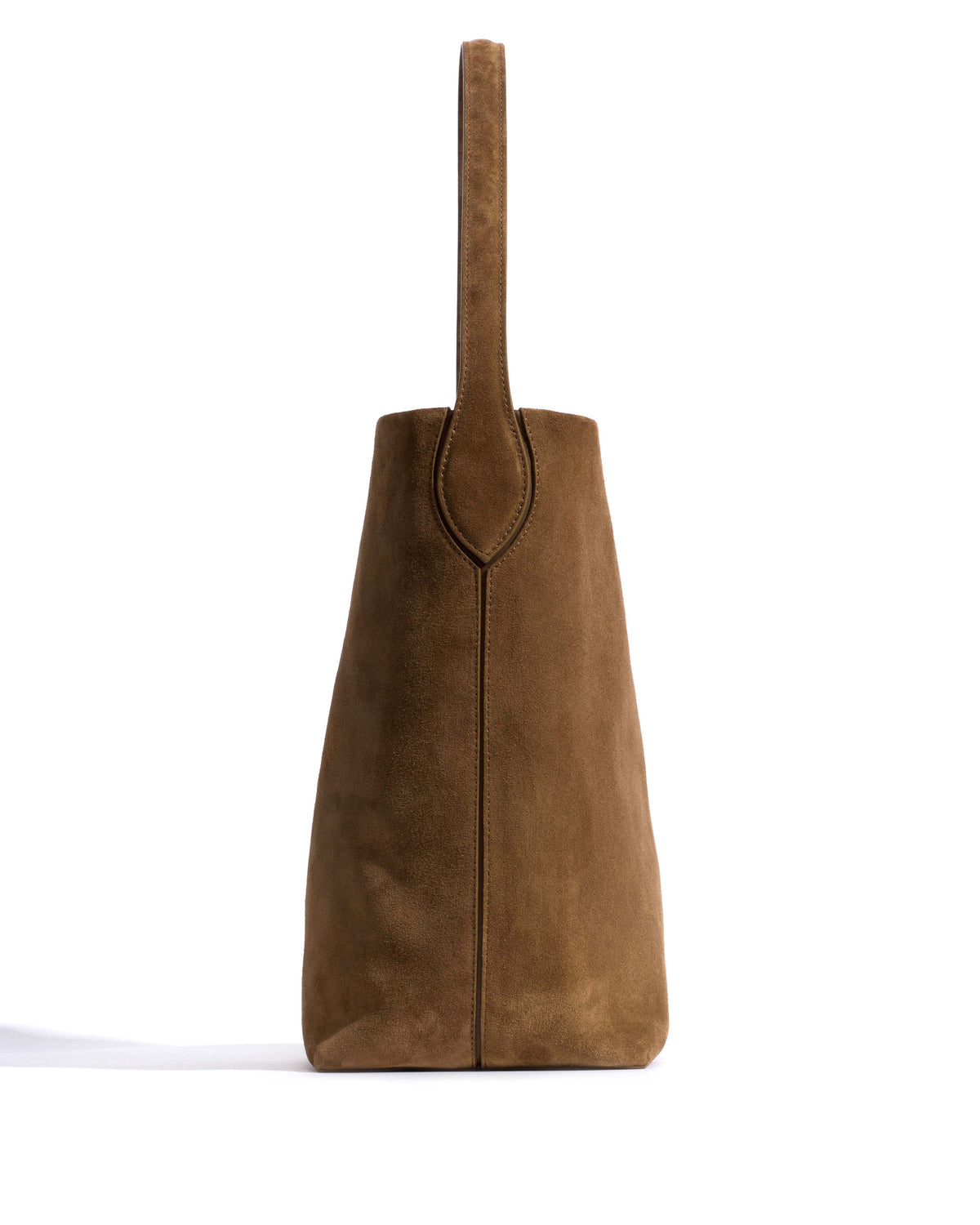 Versa slouchy everyday bag Calf suede Cinnamon