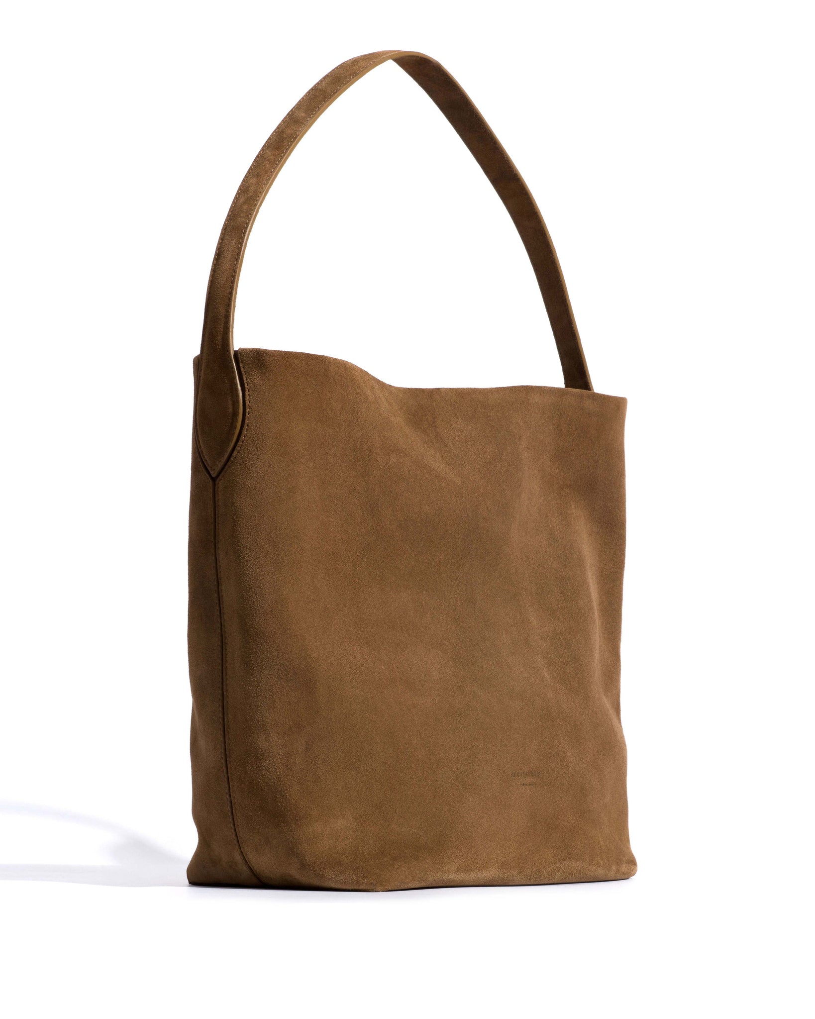 Versa everyday bag Calf suede Cinnamon