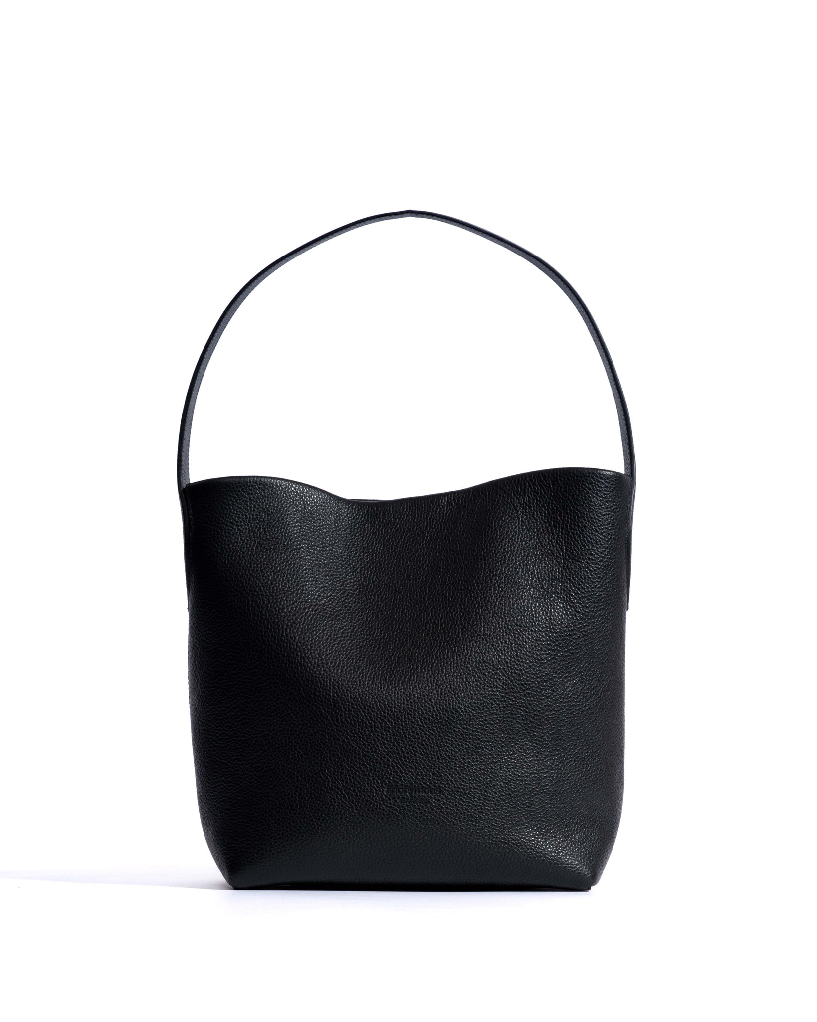 Versa petite bag Pebbled soft calf Black