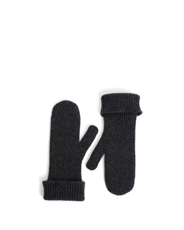 anonymous copenhagen Vinni mitten 100% cashmere Dark grey