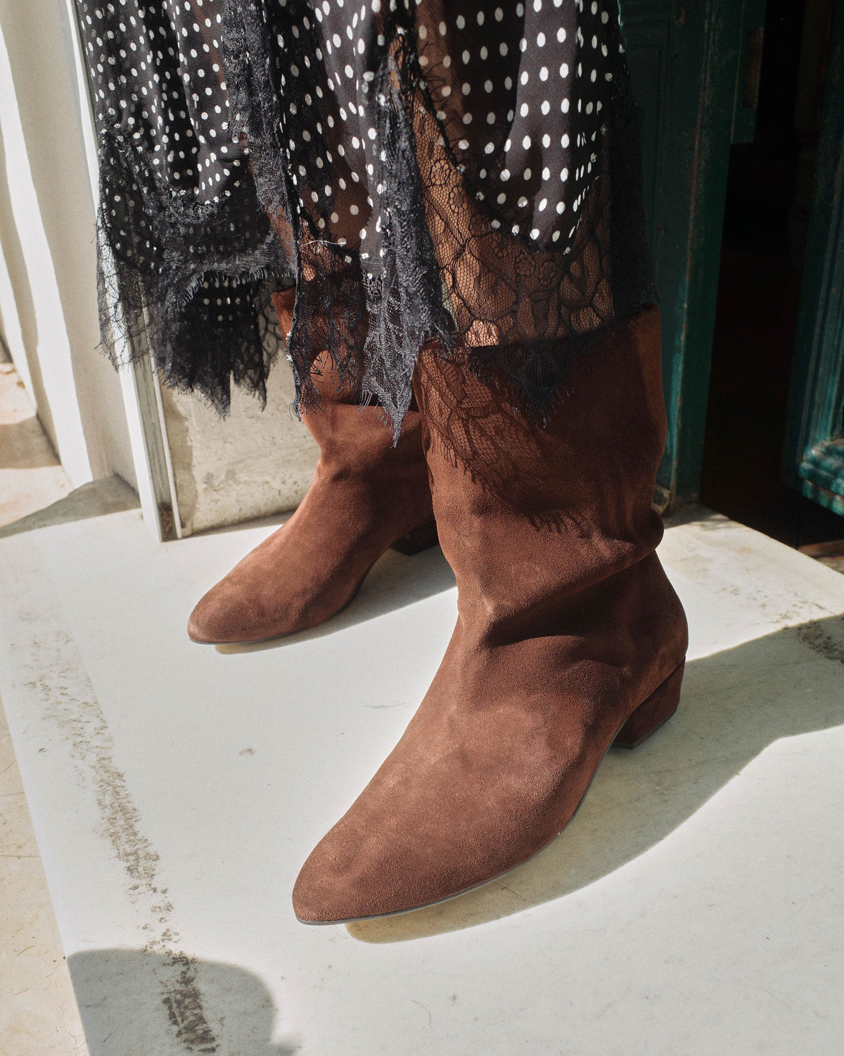 Vully 20 Calf suede Chocolate