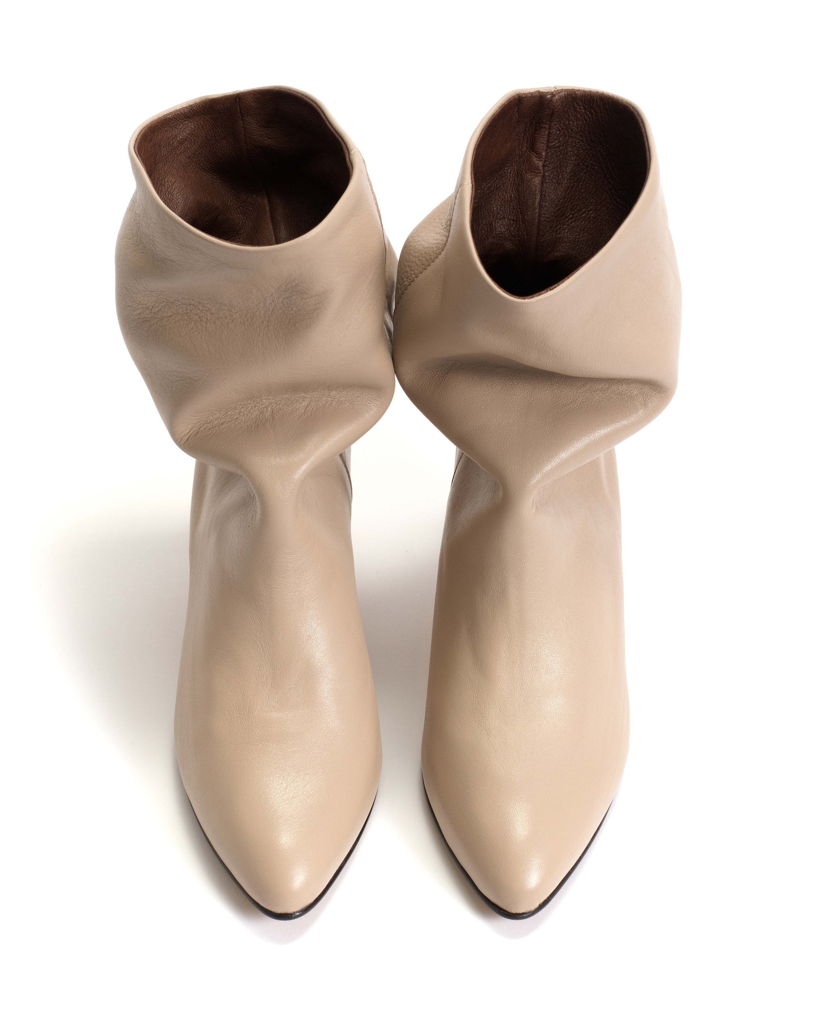 Vully 50 stiletto Soft calf Biskit beige - Anonymous Copenhagen