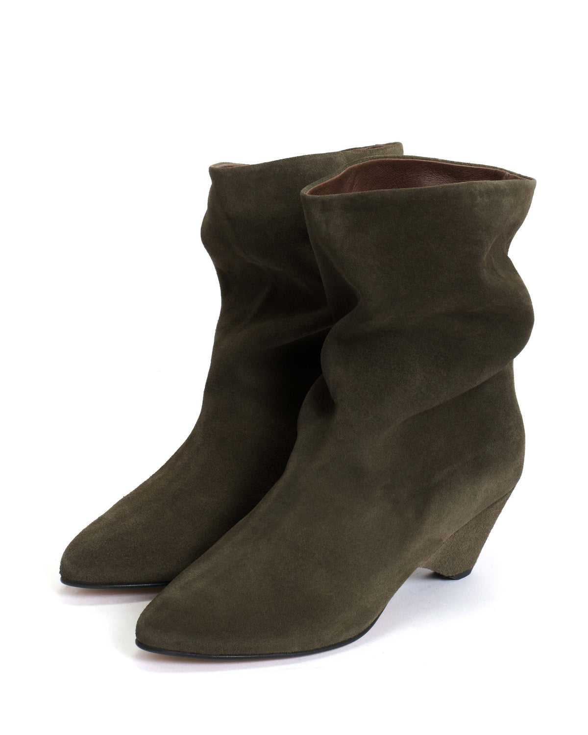 Vully 50 triangle Calf suede Moss green
