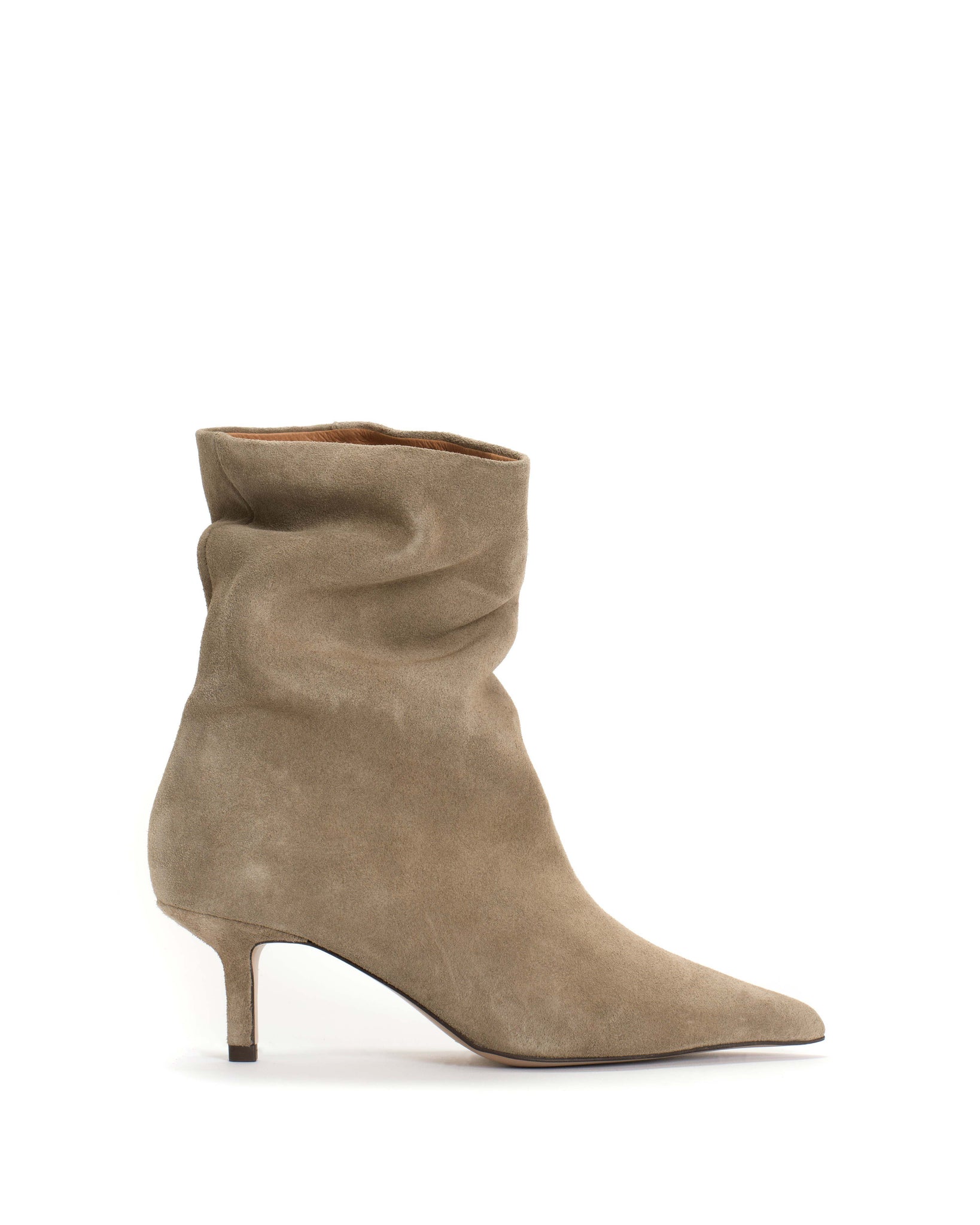 Vully 55 pin Calf suede Mushroom - Anonymous Copenhagen