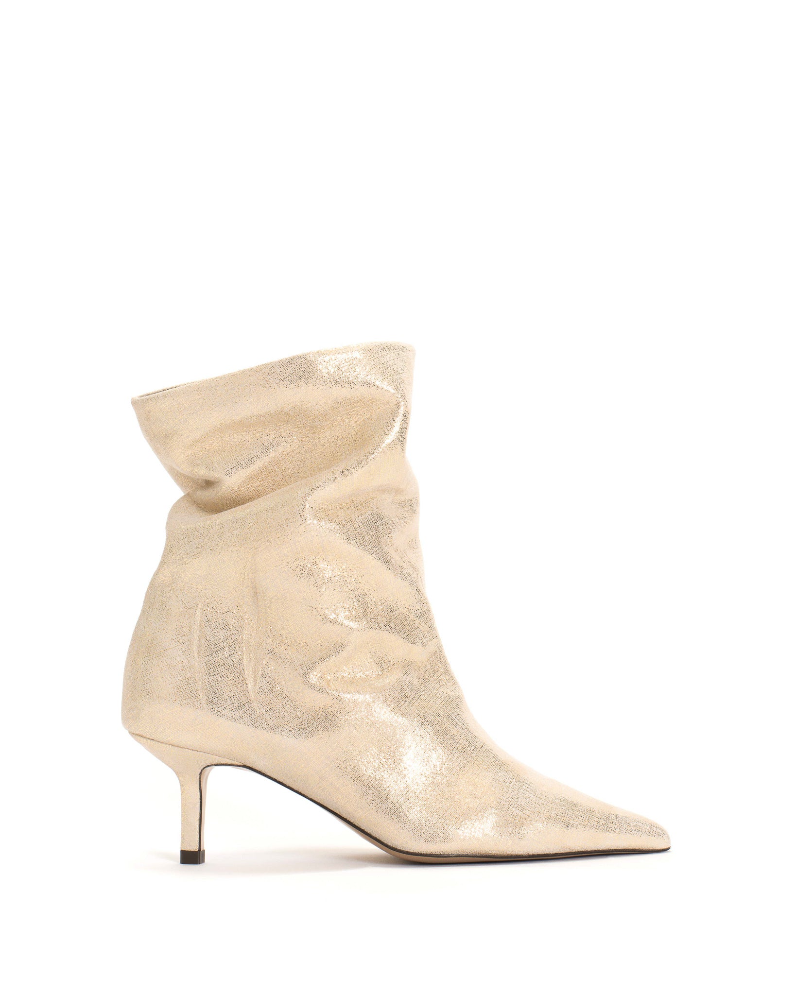 Vully 55 pin Linen metallic goat Gold - Anonymous Copenhagen