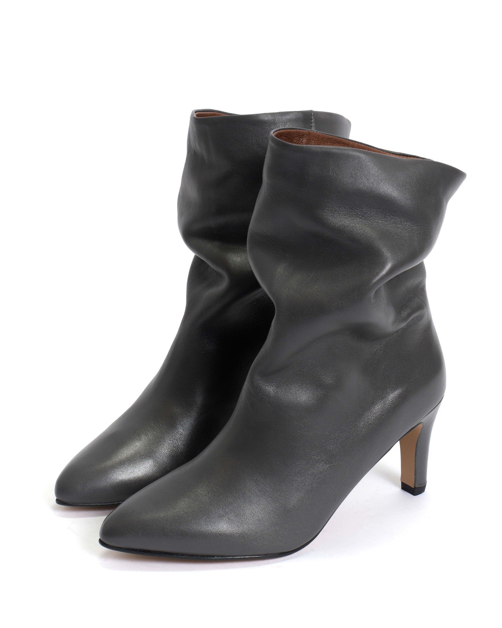 Vully 75 stiletto Soft calf Dusty grey - Anonymous Copenhagen