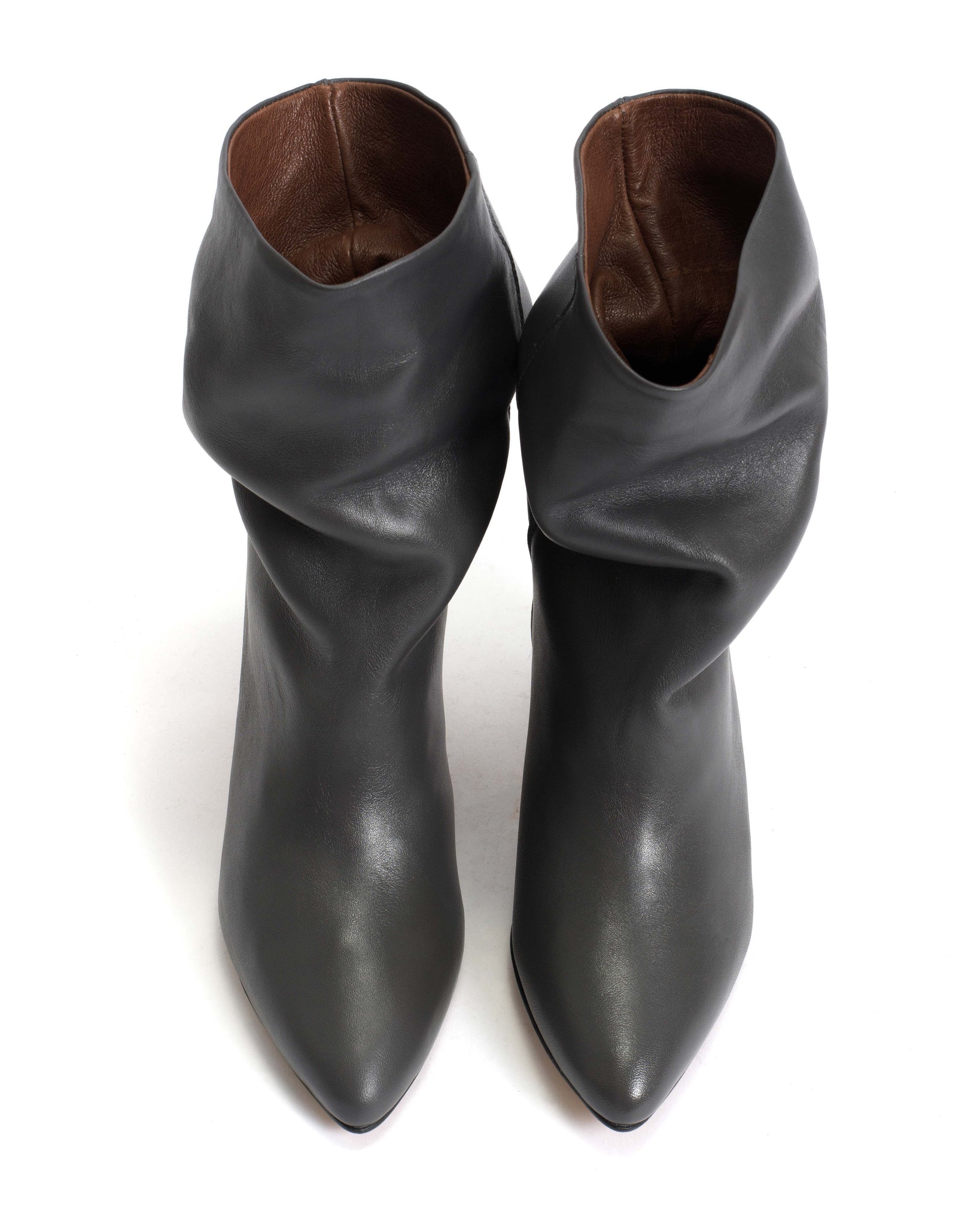 Vully 75 stiletto Soft calf Dusty grey - Anonymous Copenhagen