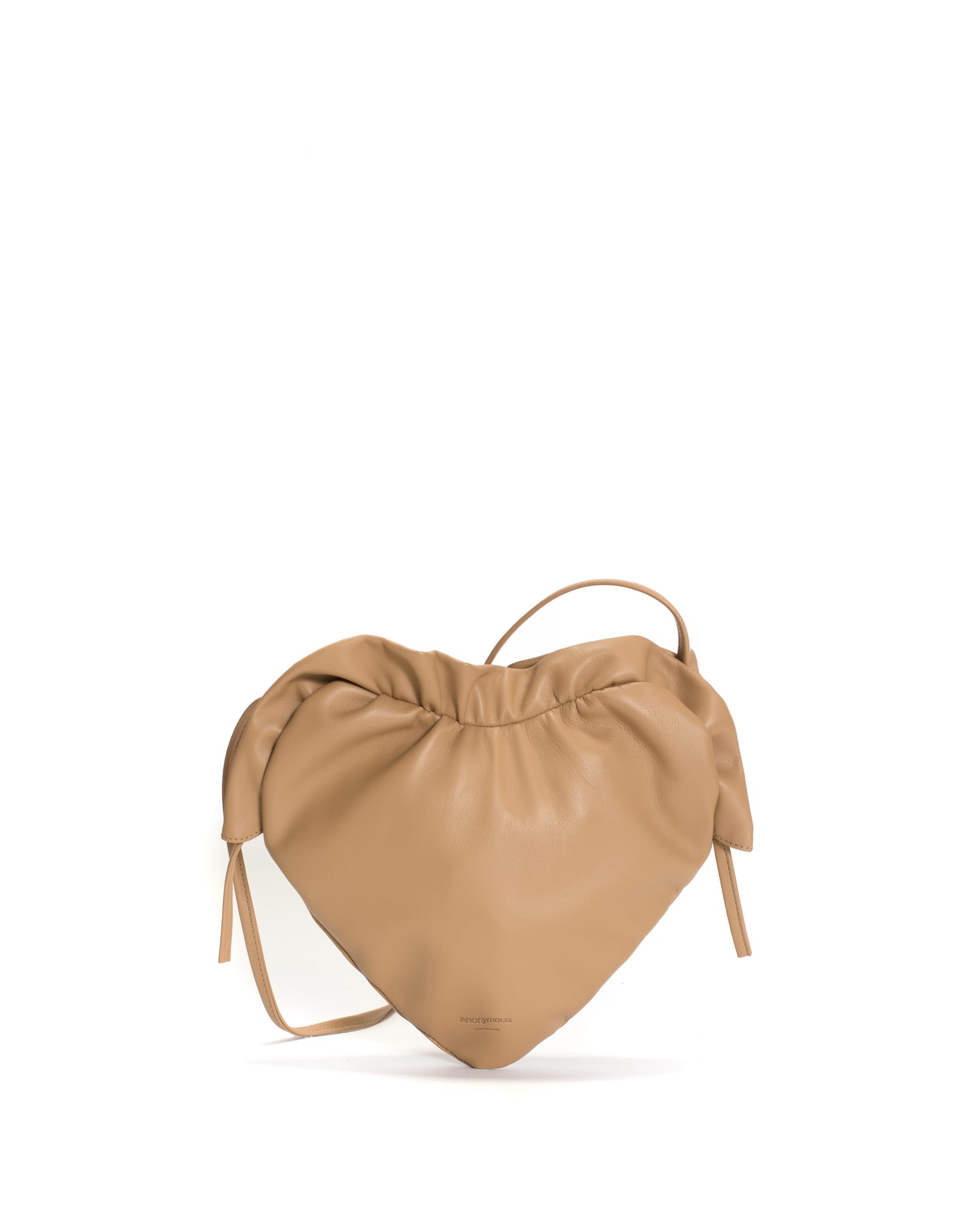 Zally heart bag Shiny lamb Stone - Anonymous Copenhagen