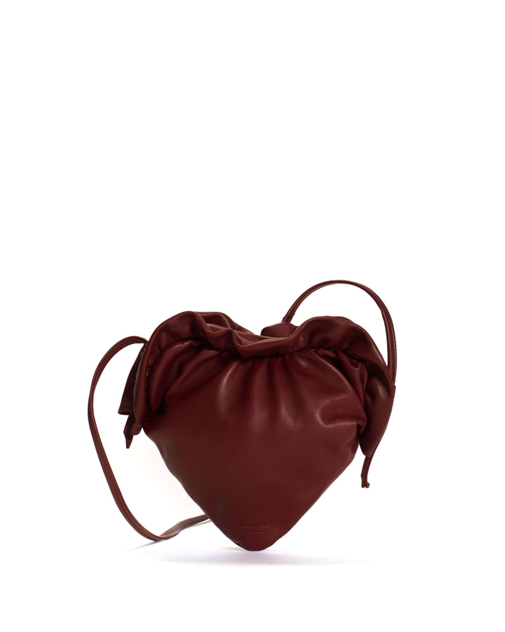 anonymous copenhagen Zally heart bag Silky lamb Pomegranate