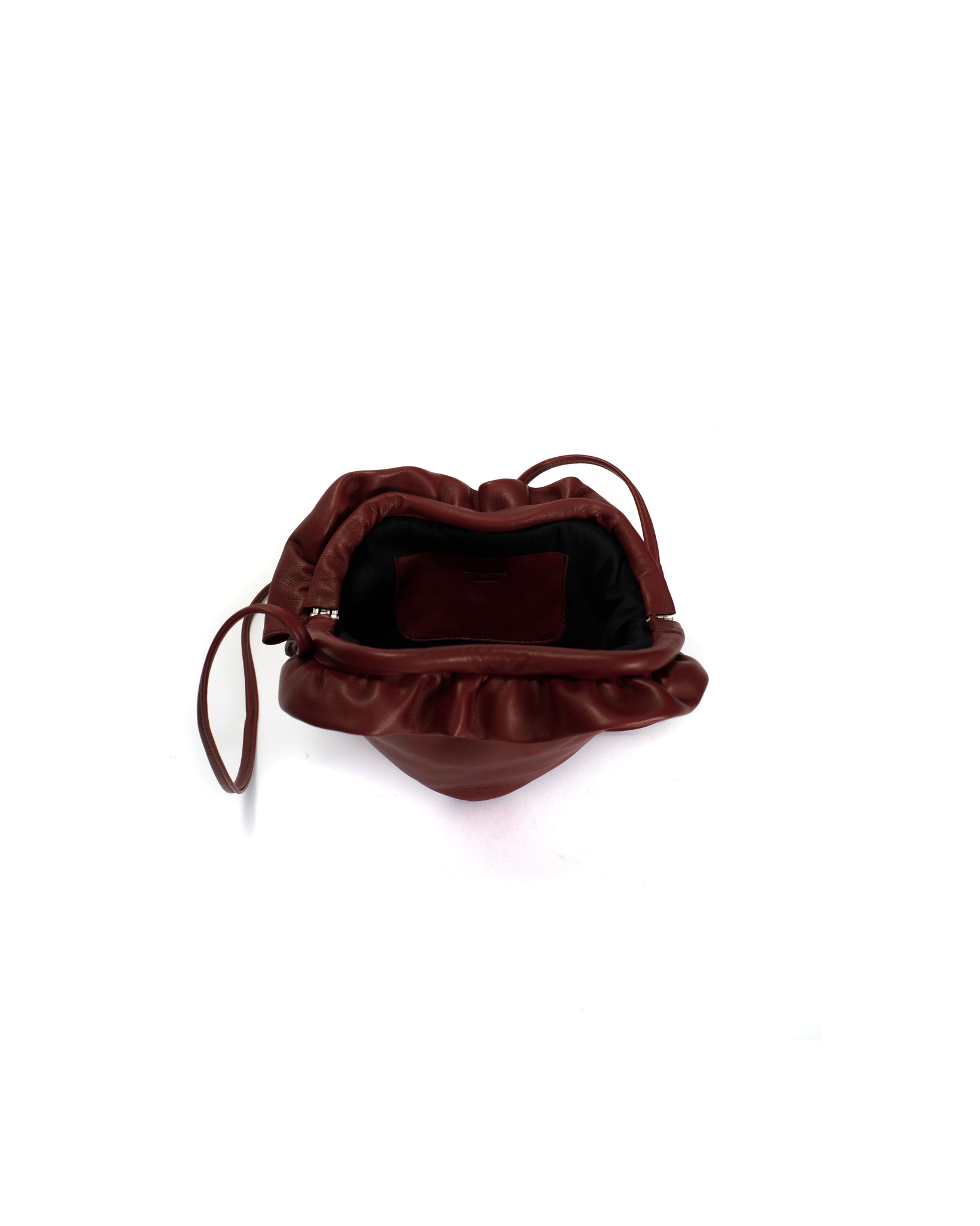 Zally heart bag Silky lamb Pomegranate - Anonymous Copenhagen