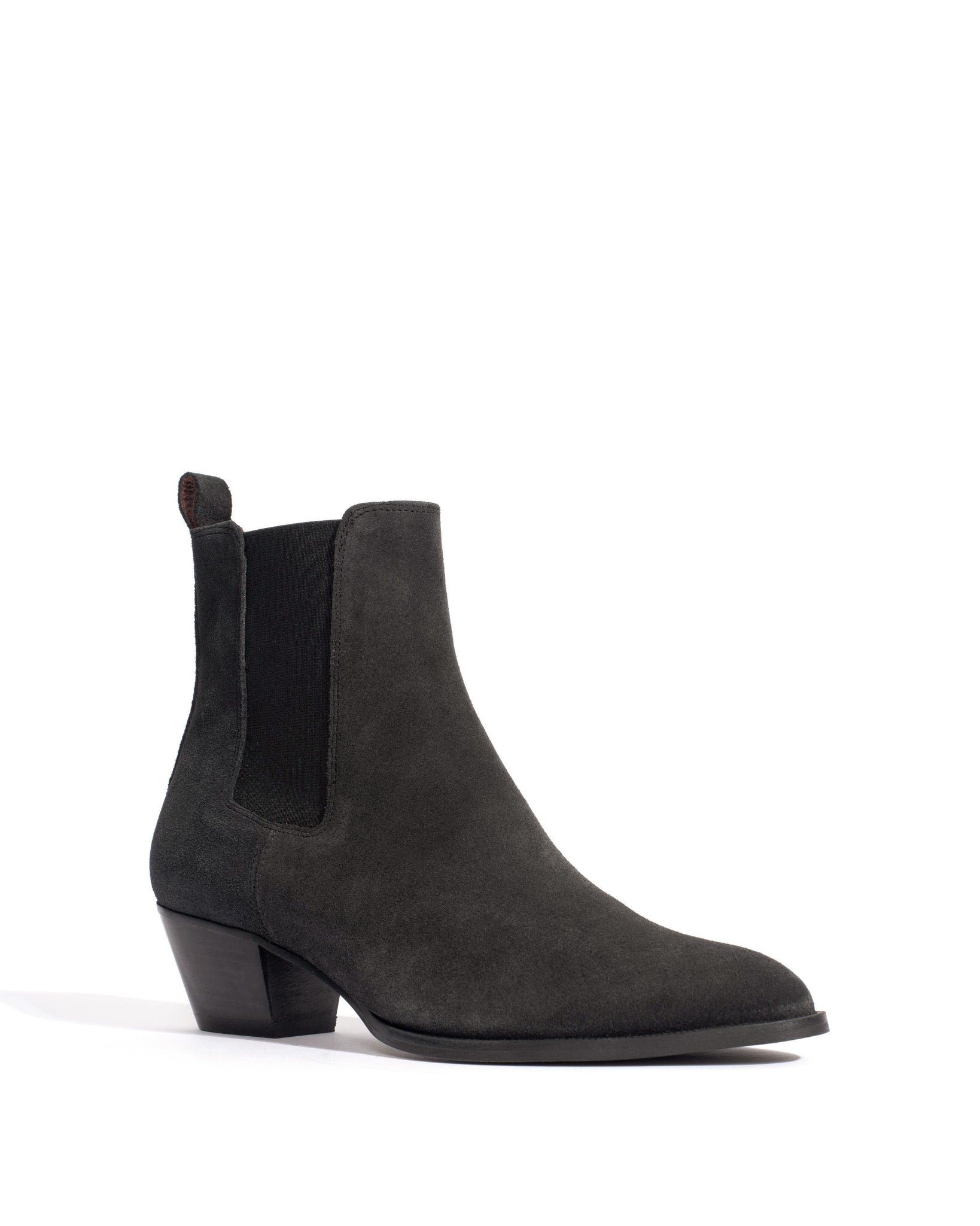 Faith Calf suede Off black - Anonymous Copenhagen