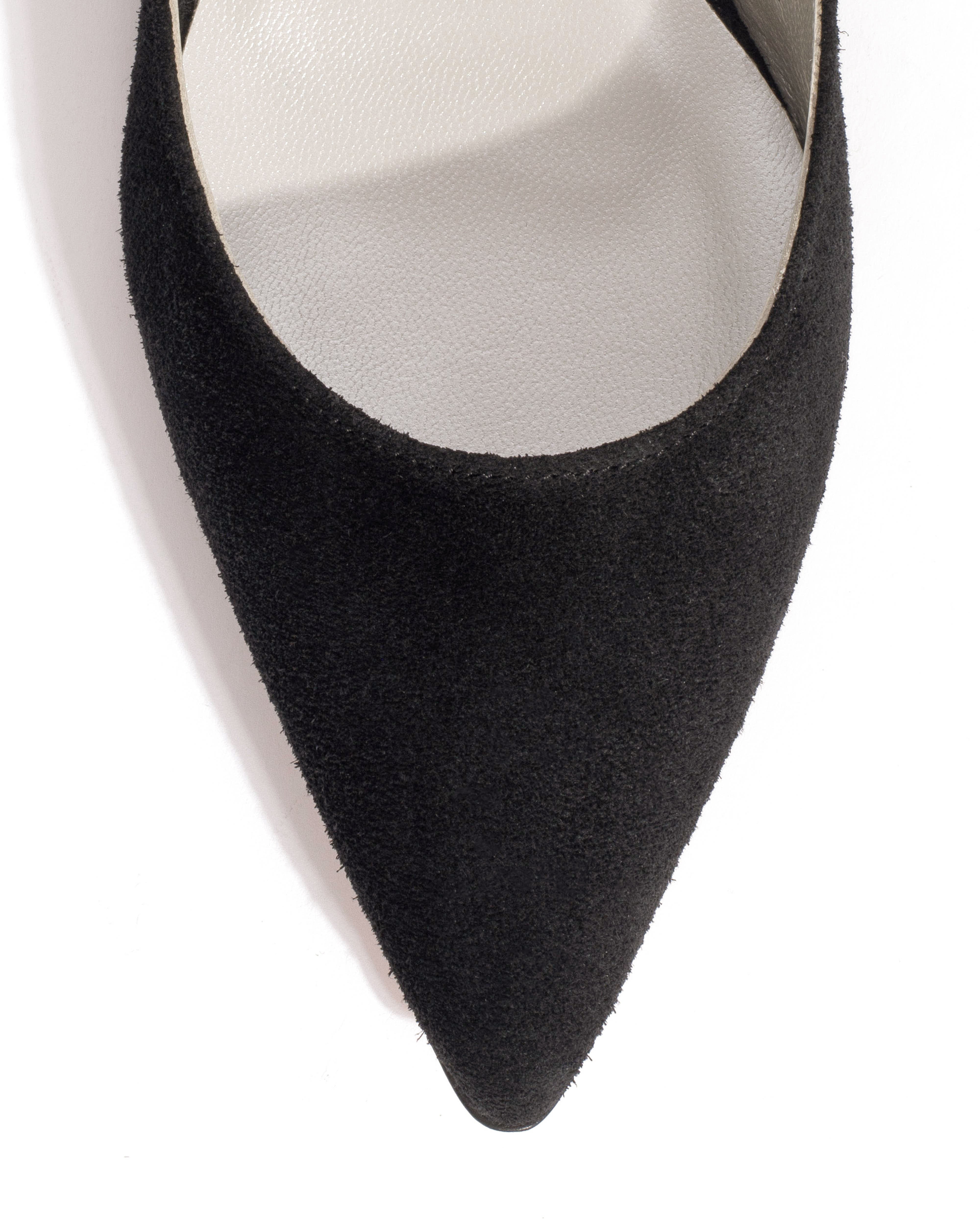 Fifi Calf suede & lining Black & silver