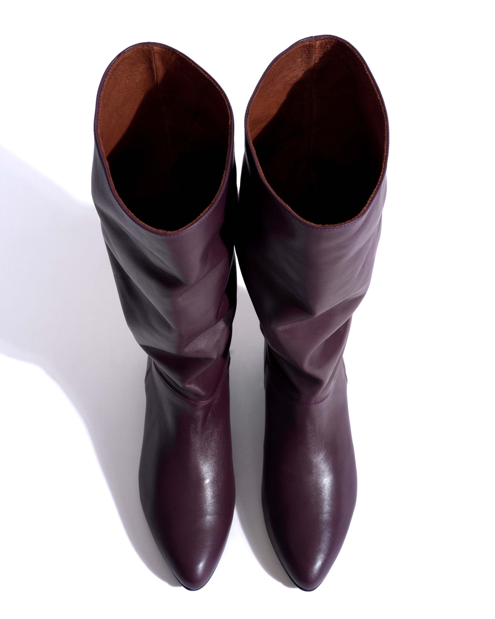Jasmina 20 Soft calf & suede leather Fig purple
