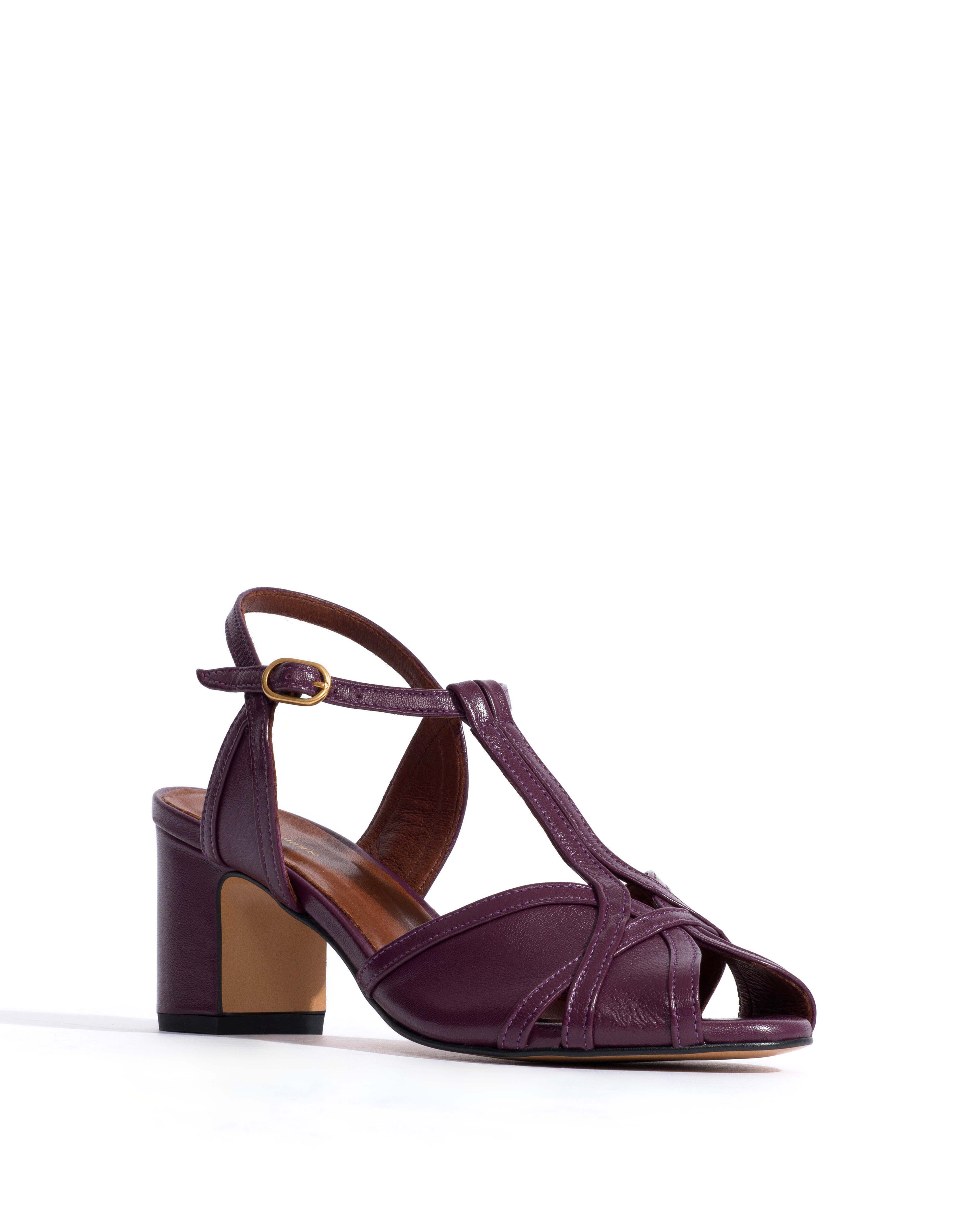 Therese 55 Shiny lamb Fig purple