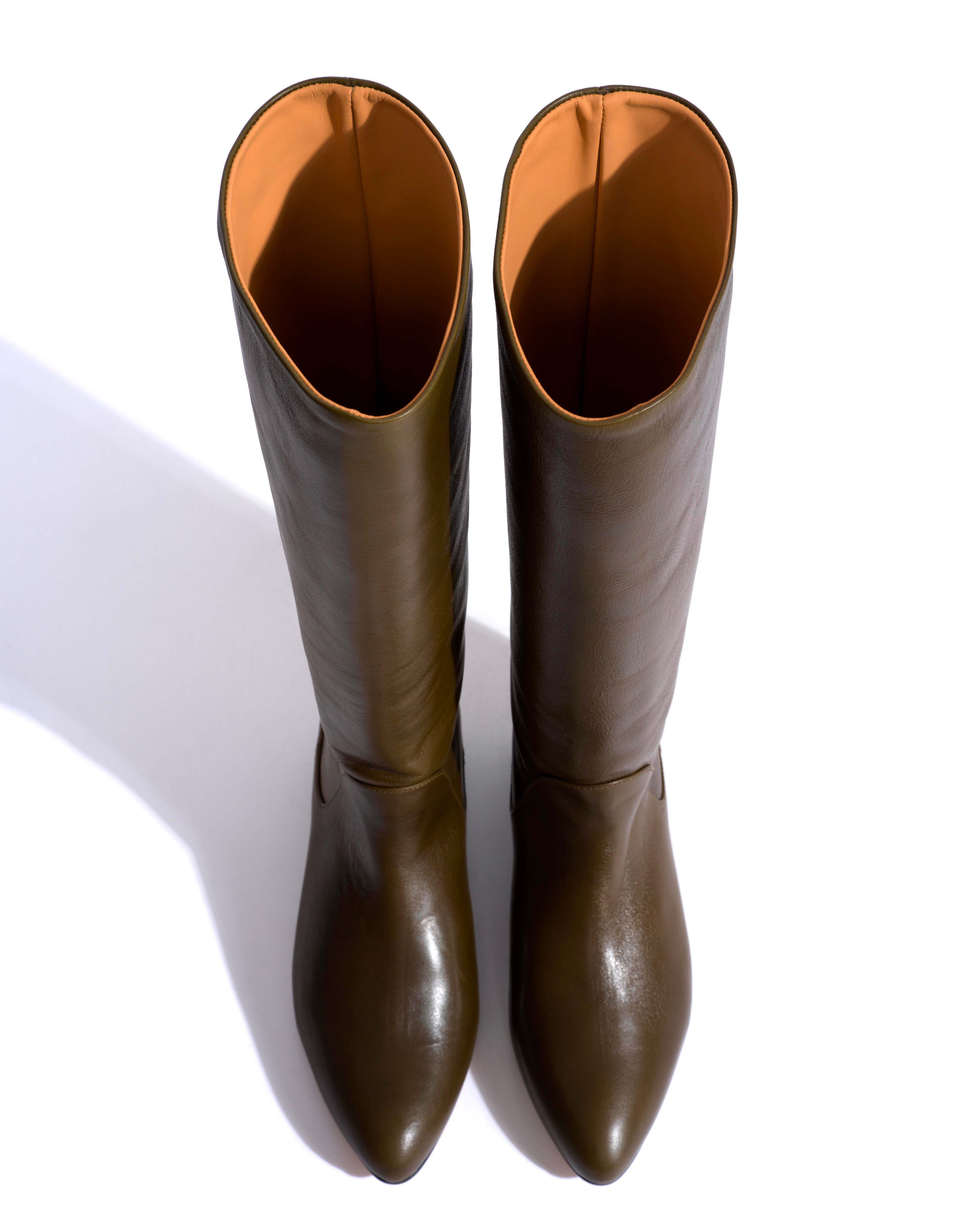 Valle 20 Vegetal soft calf Forrest green