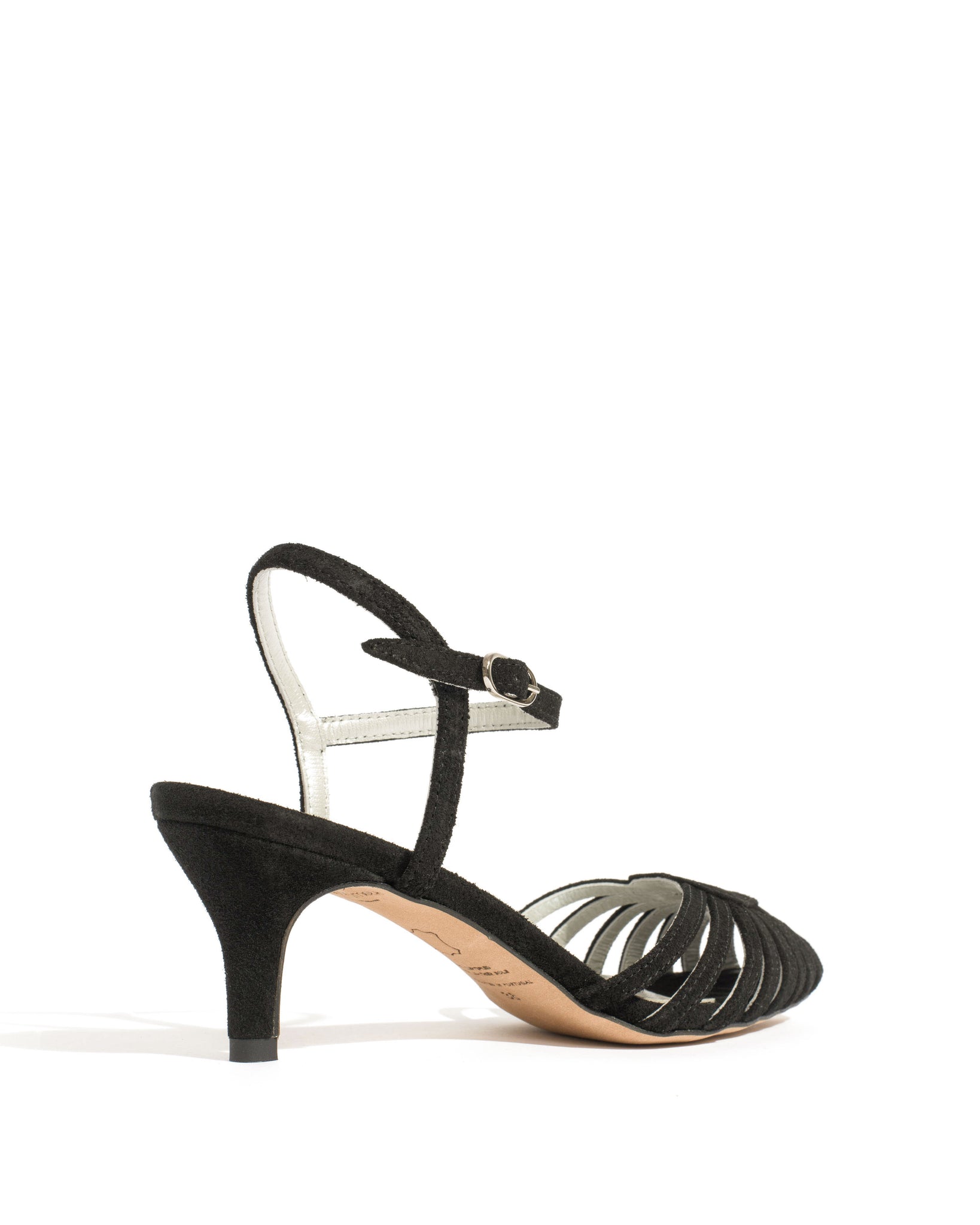 Keesha 55 Calf suede & lining Black & silver - Anonymous Copenhagen