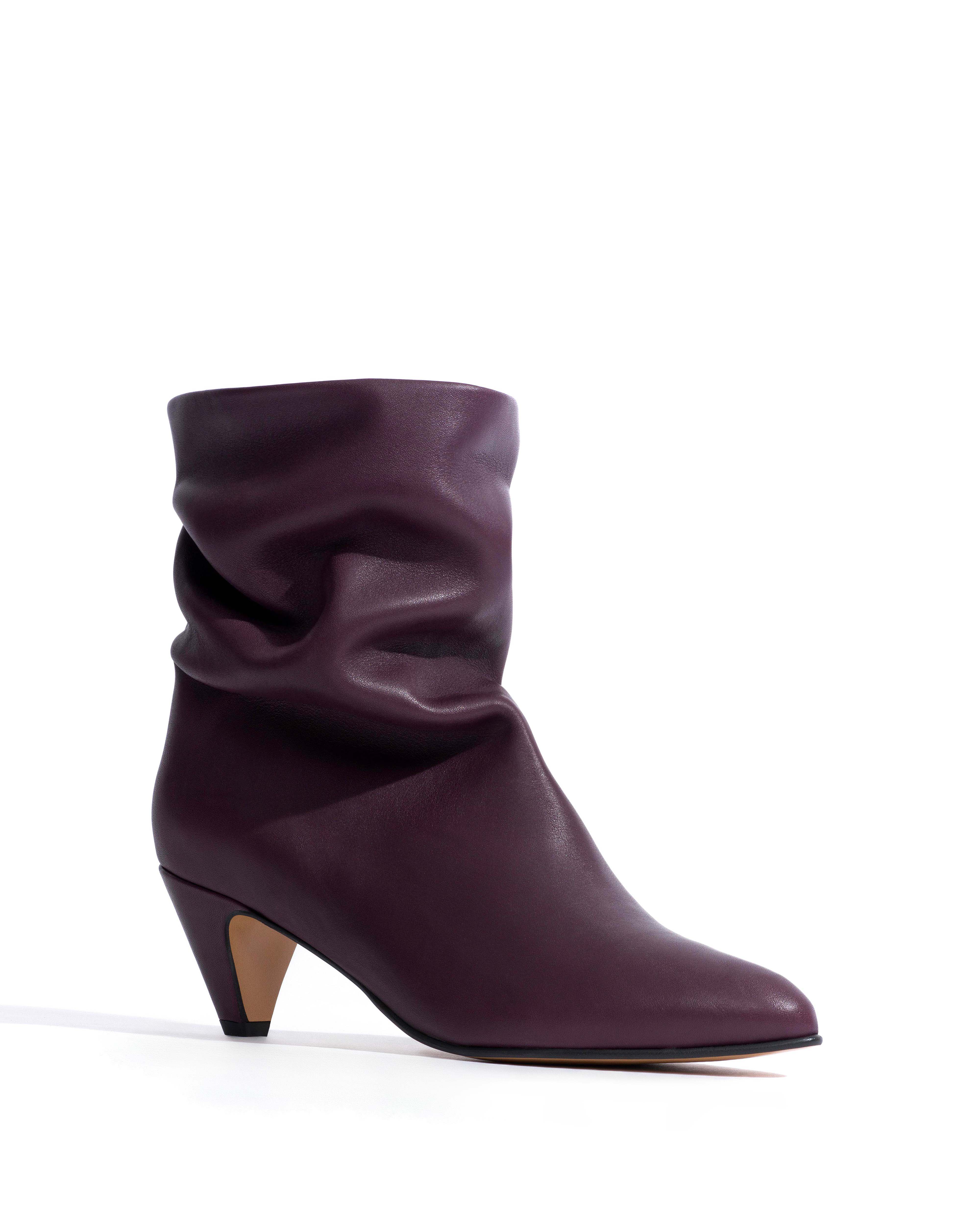 Vully 50 stiletto Soft calf Fig purple
