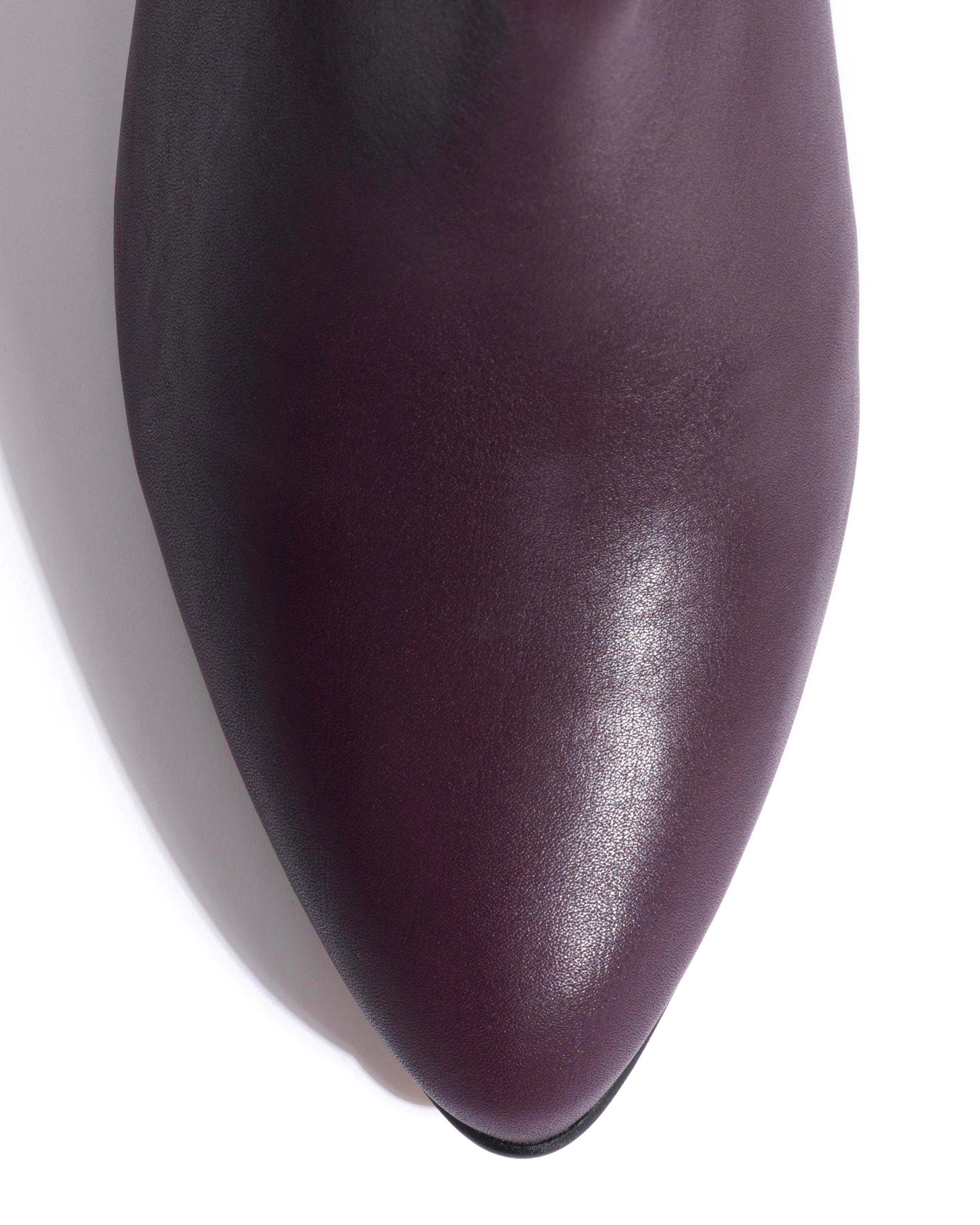 Vully 50 stiletto Soft calf Fig purple