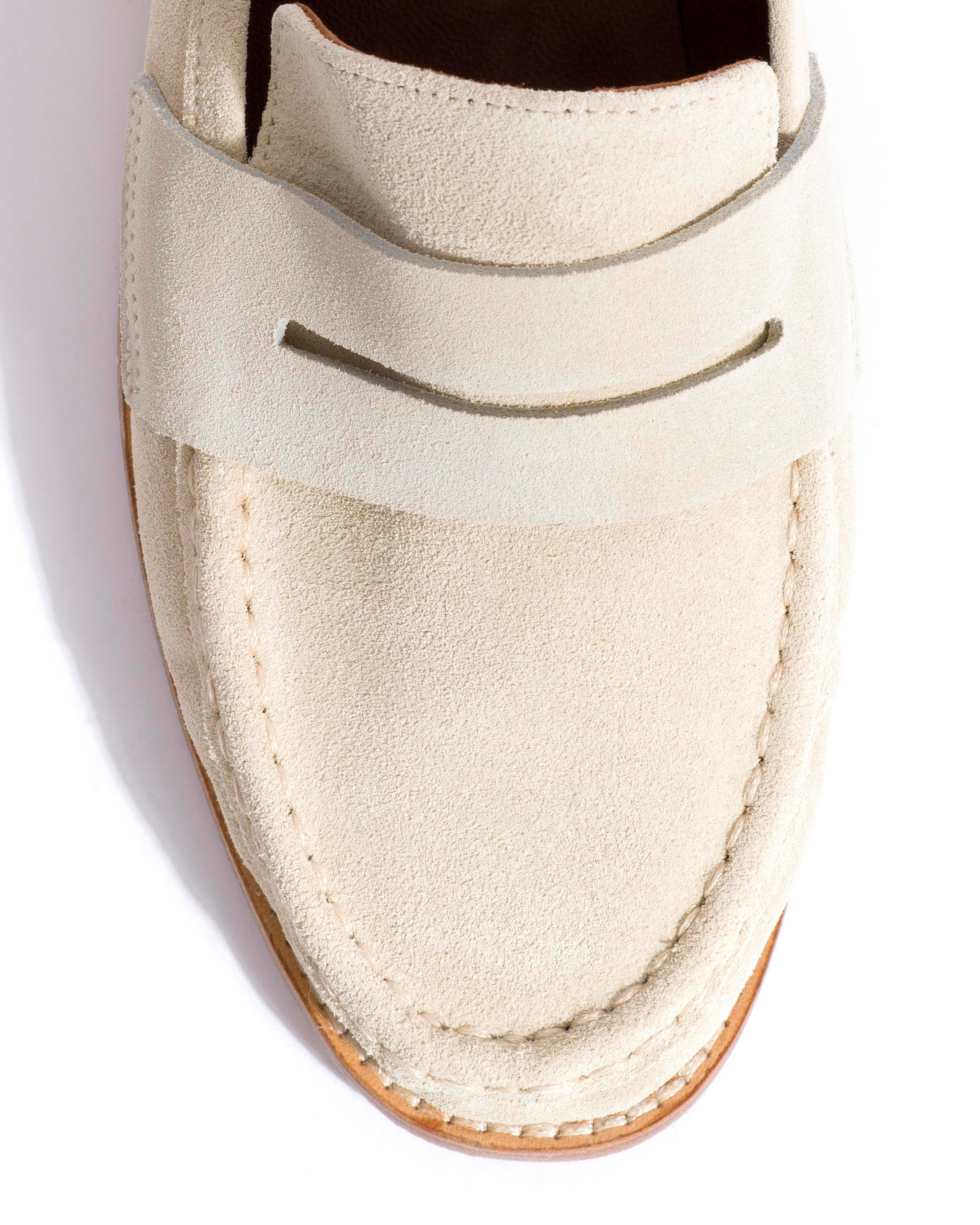 Jesha Calf suede Antique white