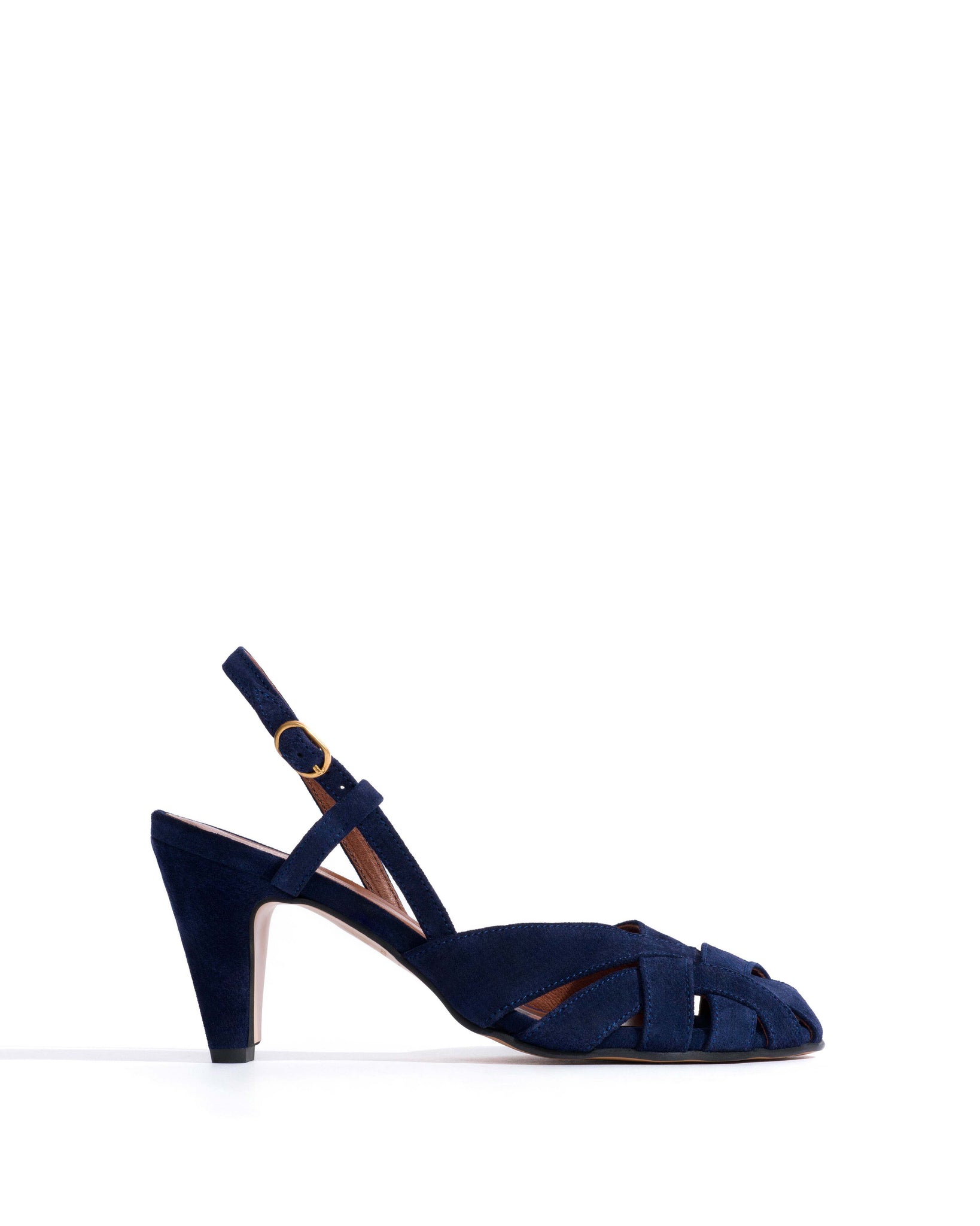 Banie 75 Calf suede Ink blue