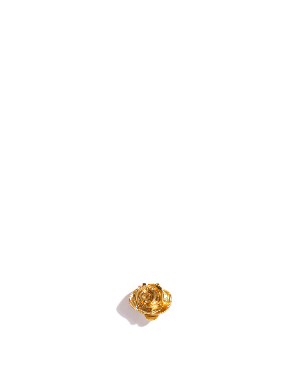 Metallic rose clip Metal Gold
