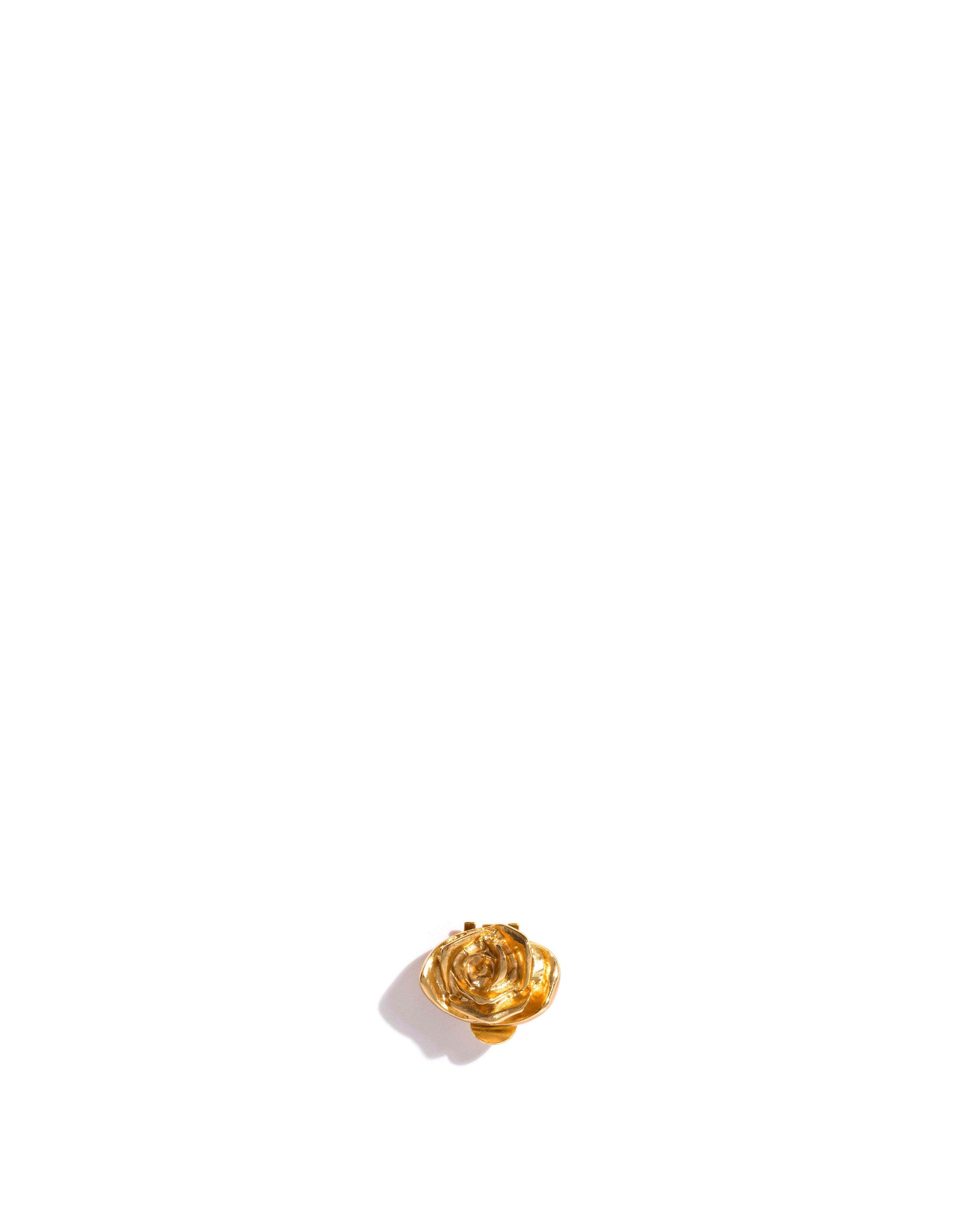 Metallic rose clip Metal Gold