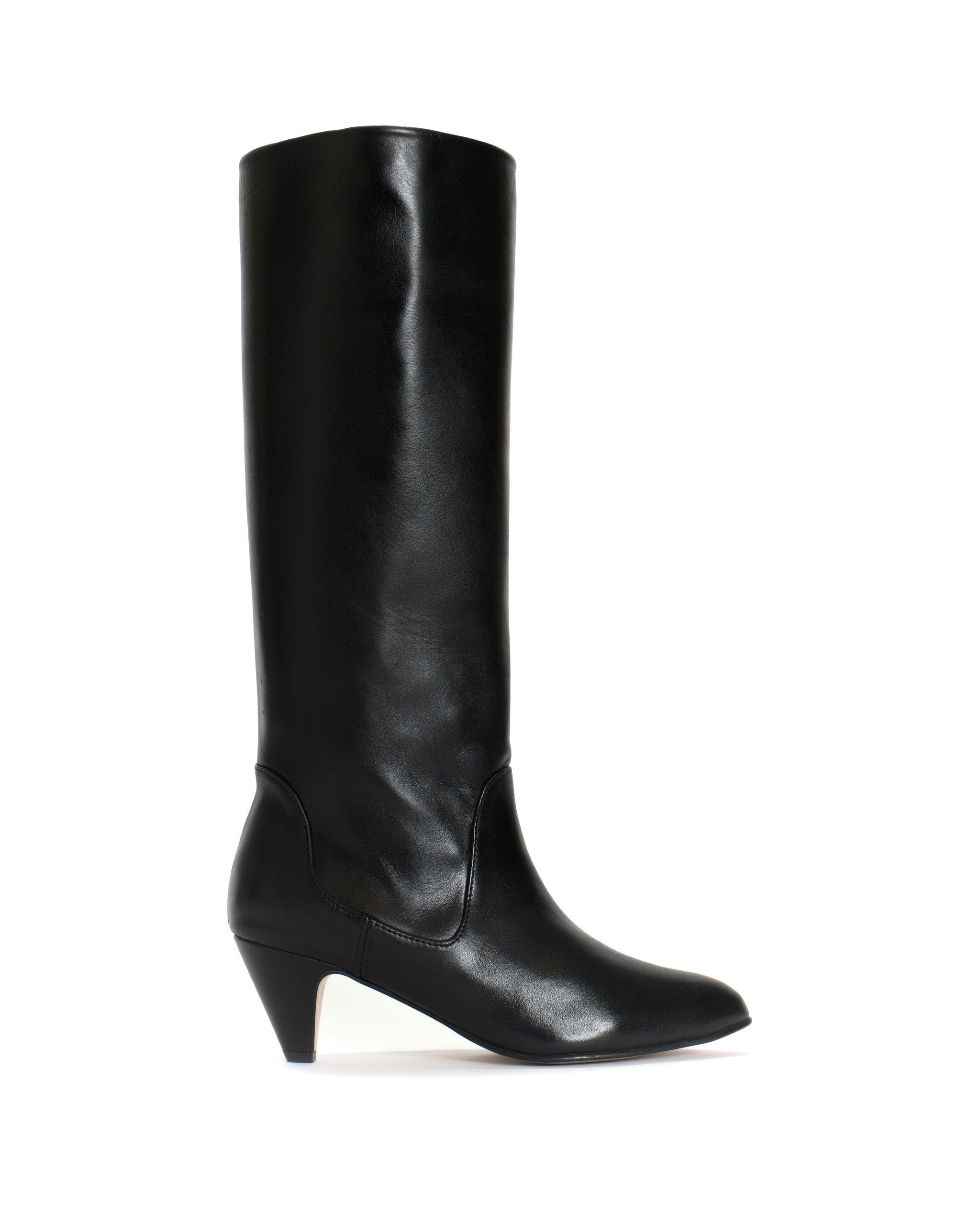 Valle 50 stiletto Soft calf Black